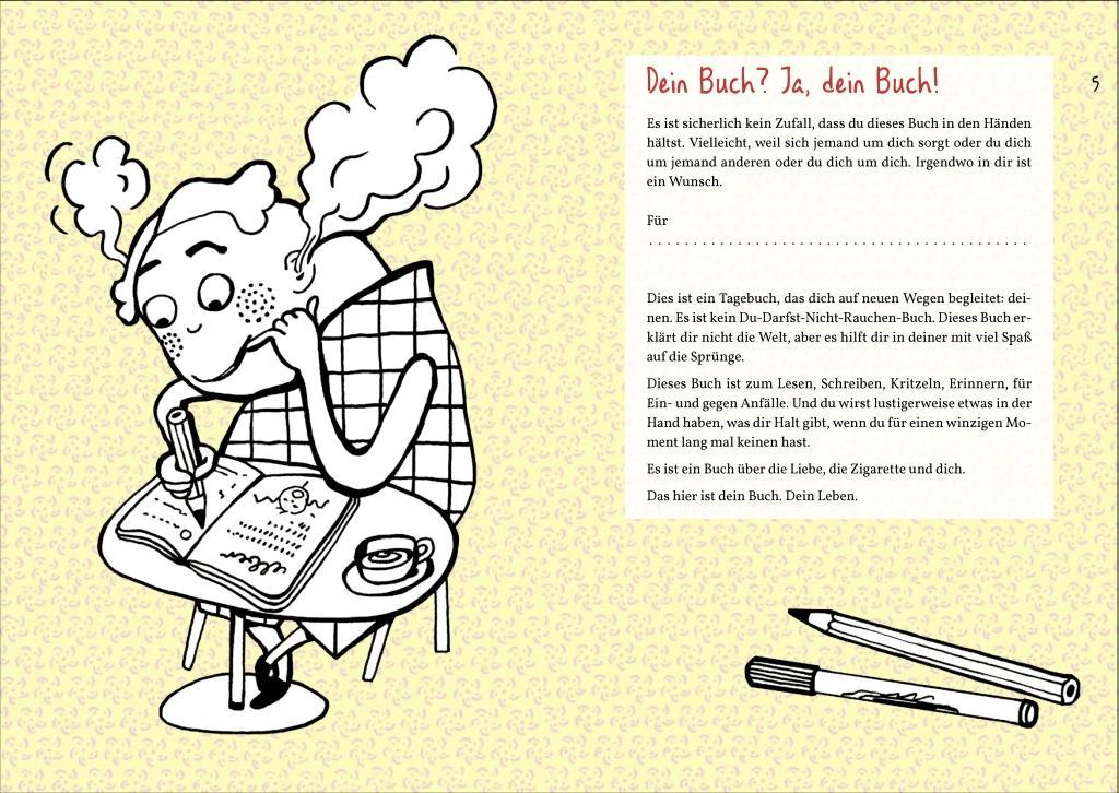 Beispielinhalt (Bild) Mein Nichtraucher-Tagebuch