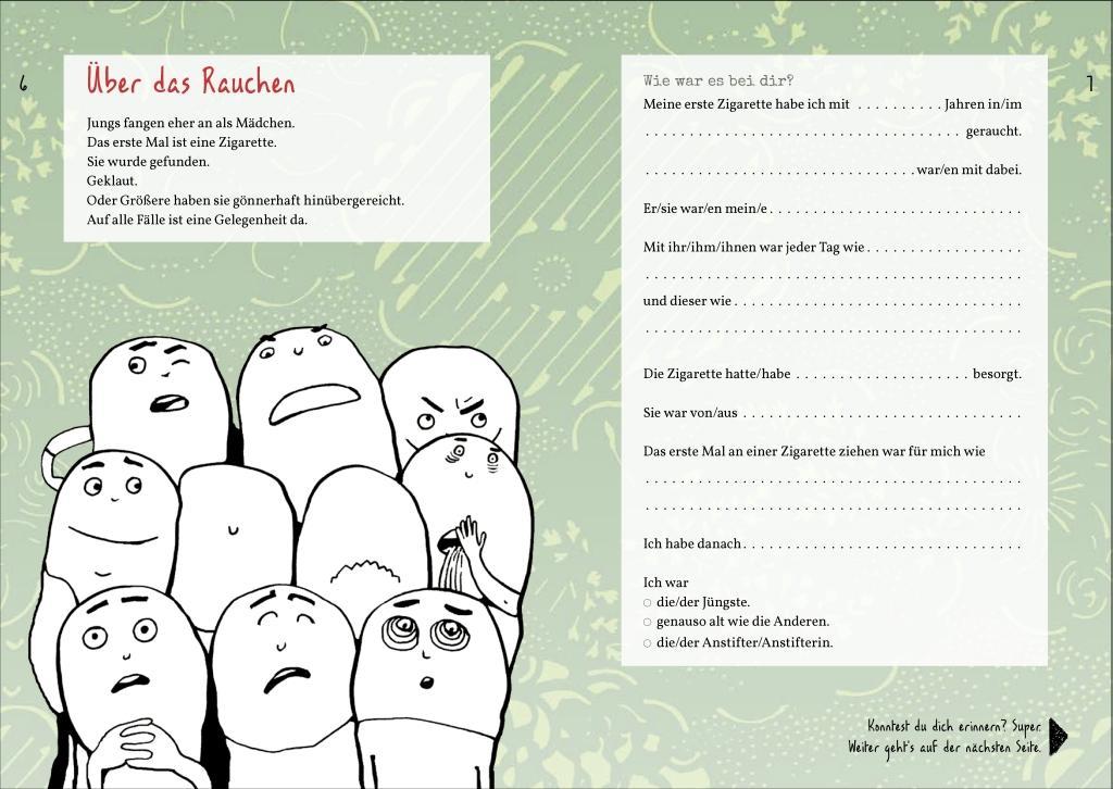 Beispielinhalt (Bild) Mein Nichtraucher-Tagebuch