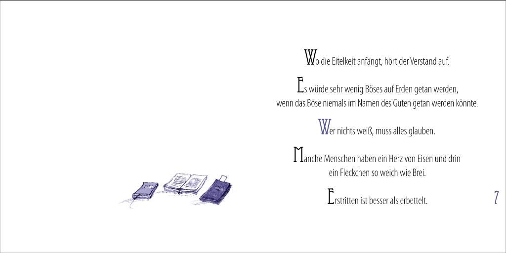 Beispielinhalt (Bild) Wo wäre die Macht der Frauen, wenn die Eitelkeit der Männer nicht wäre?