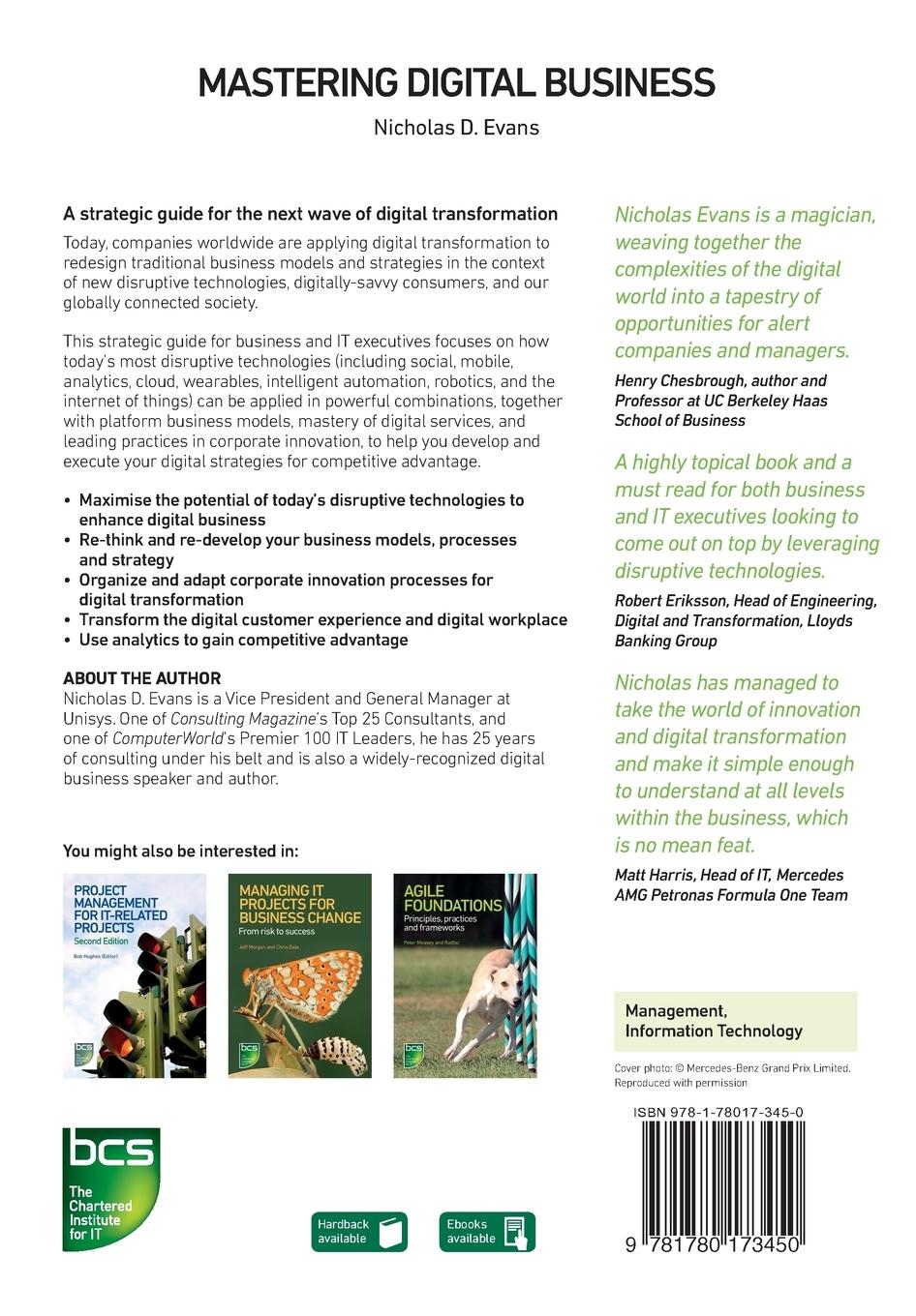 Rückseitencover Mastering Digital Business