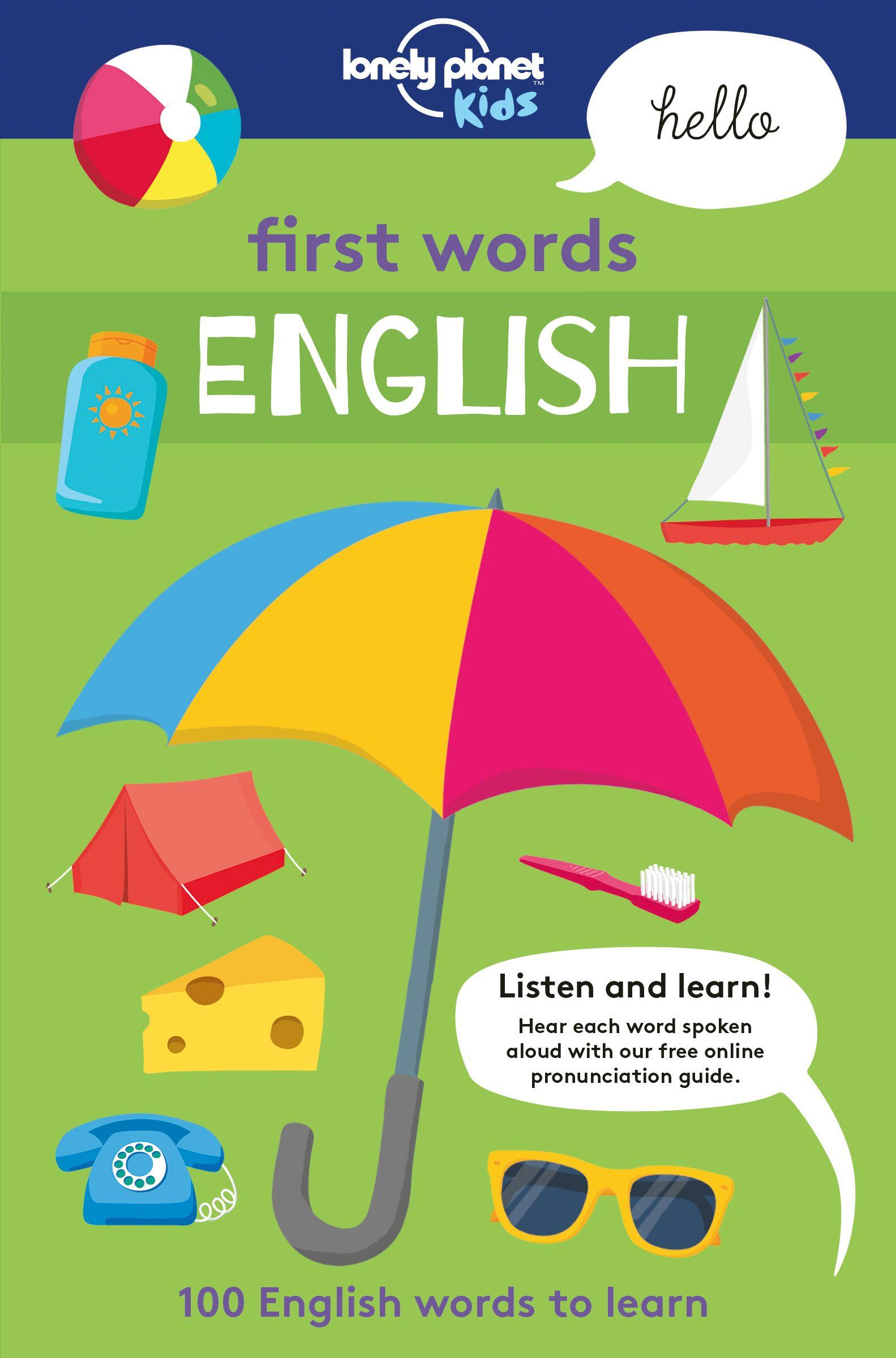 Vorderes Coverbild Lonely Planet Kids First Words - English
