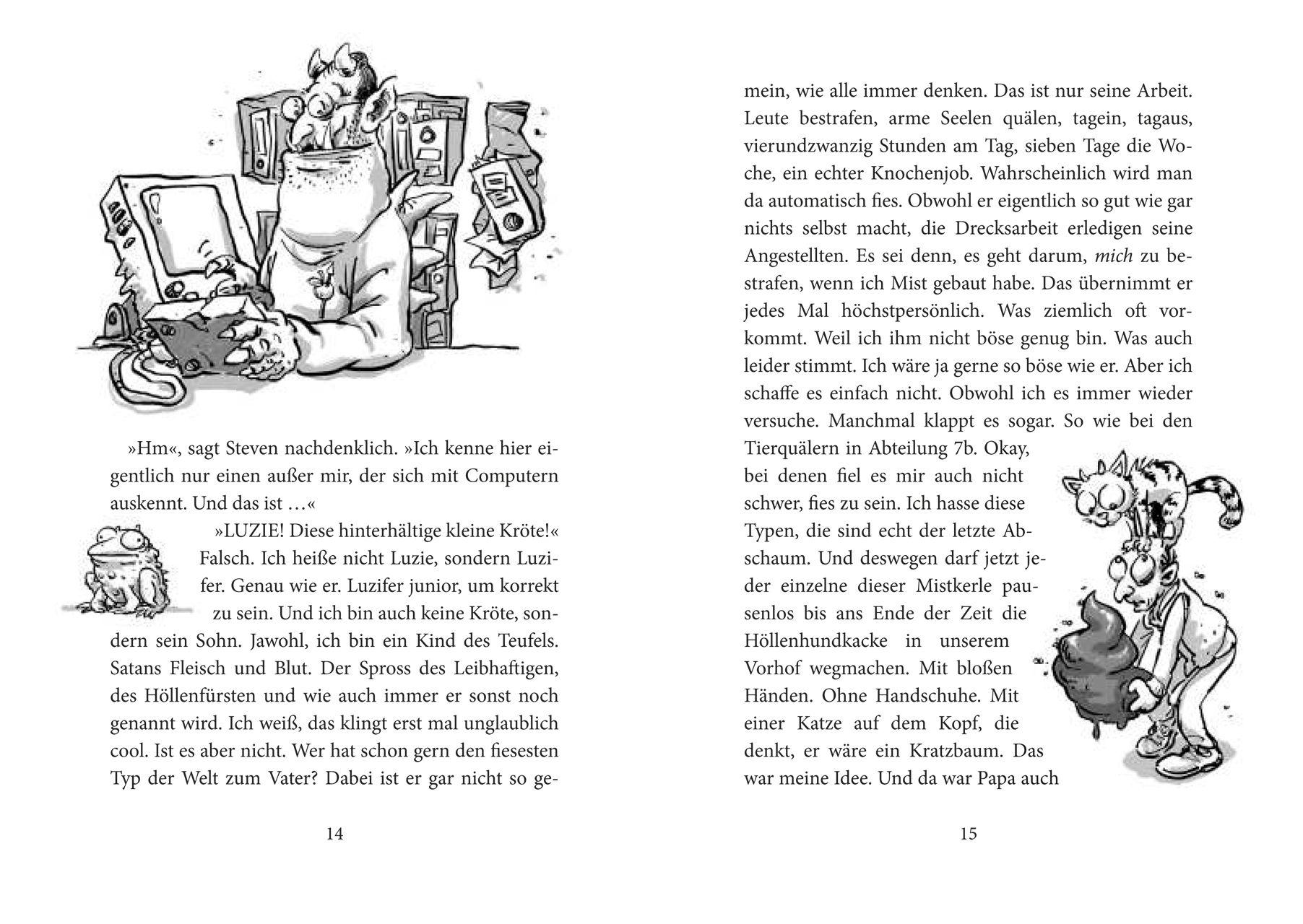 Beispielinhalt (Bild) Luzifer junior - Zu gut für die Hölle