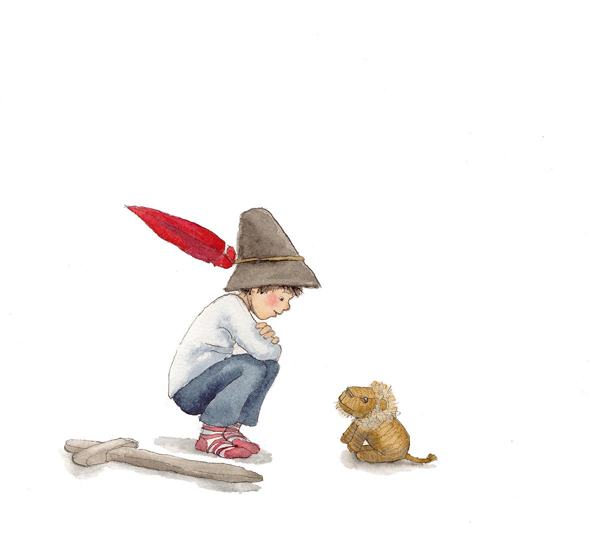 Beispielinhalt (Bild) Magnus und der Nachtlöwe