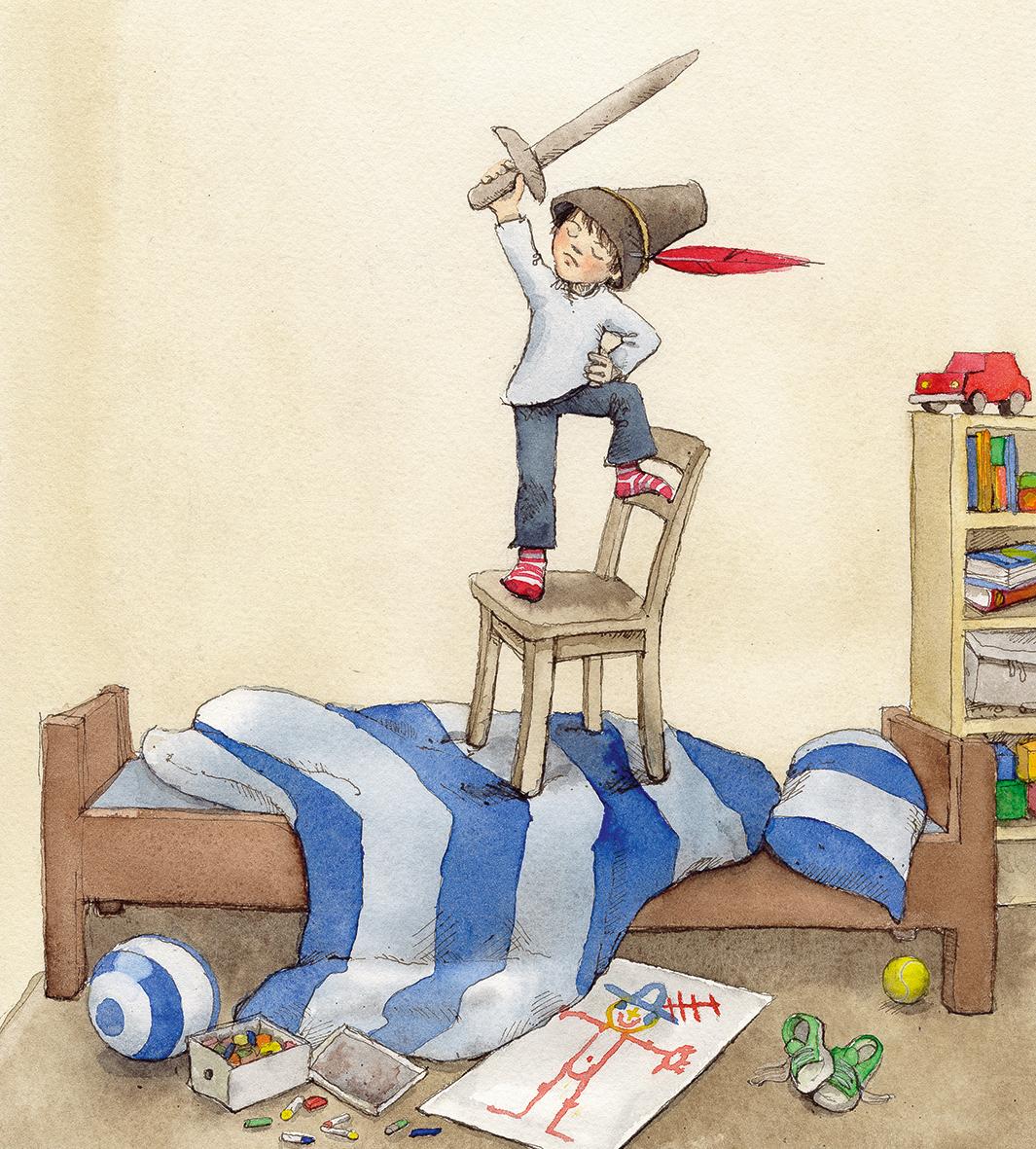 Beispielinhalt (Bild) Magnus und der Nachtlöwe