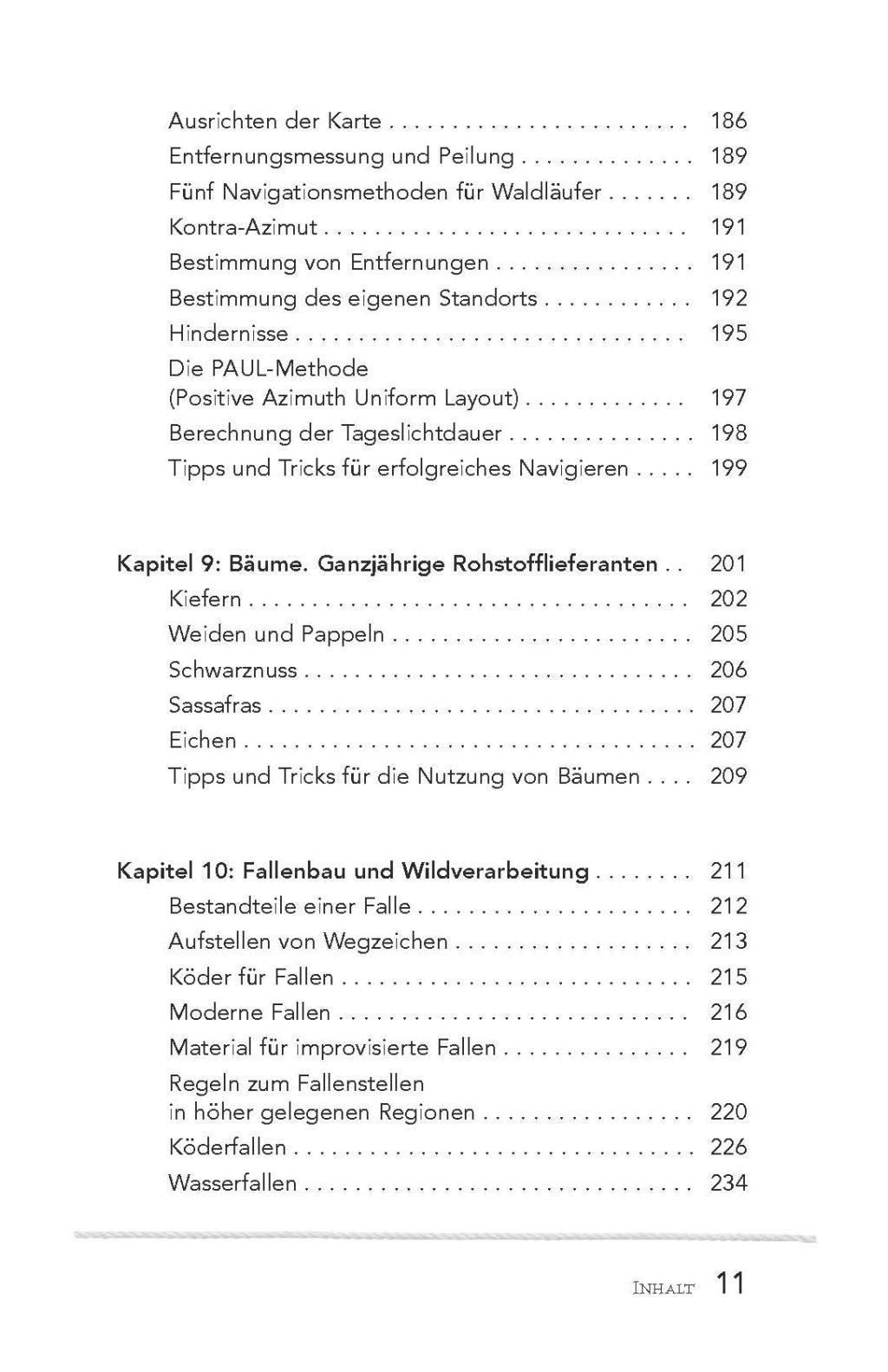 Beispielinhalt (Bild) Bushcraft 101 - Überleben in der Wildnis / Der ultimative Survival Praxisführer