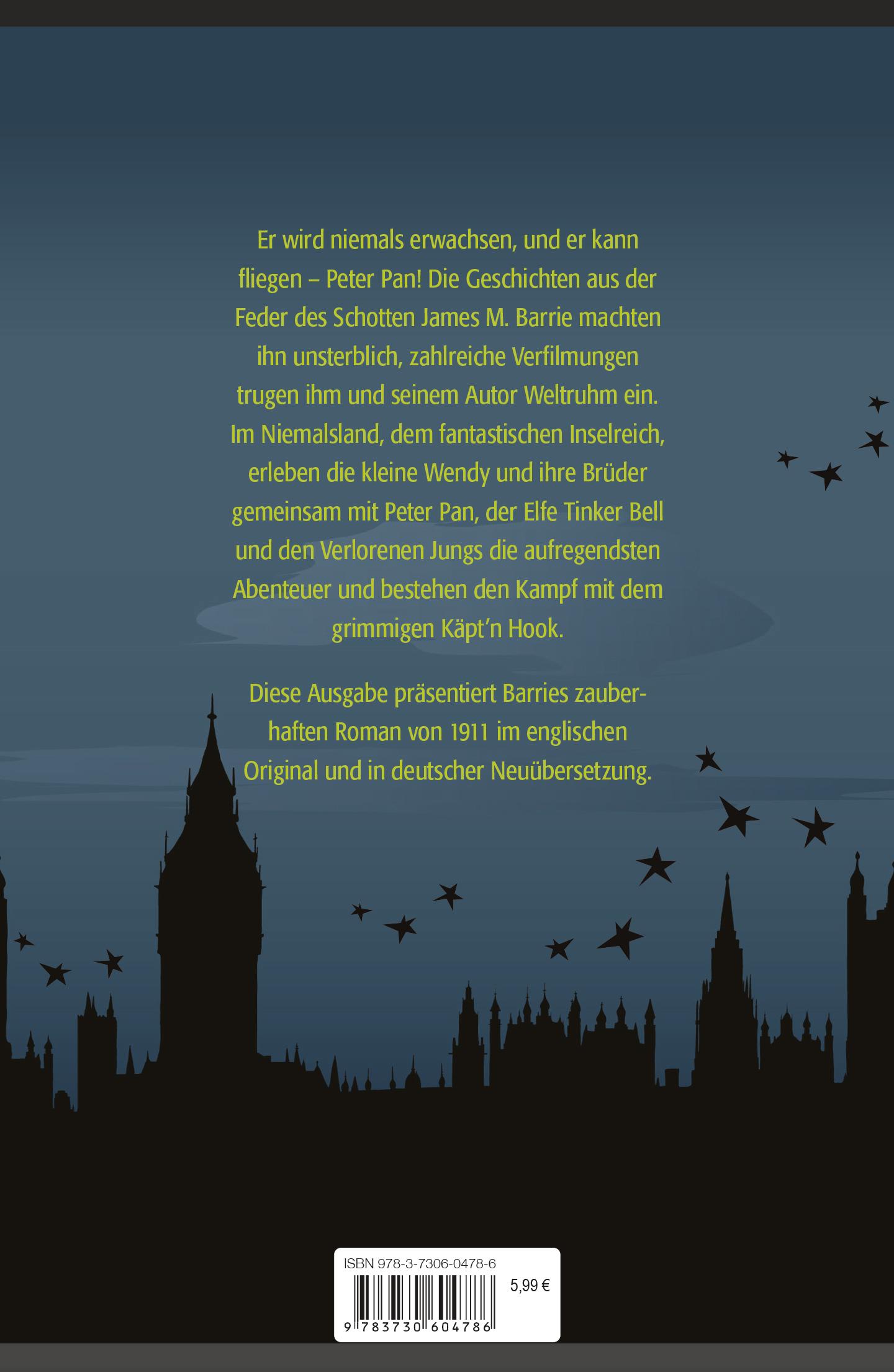 Beispielinhalt (Bild) Peter Pan / Peter and Wendy (Zweisprachige Ausgabe)