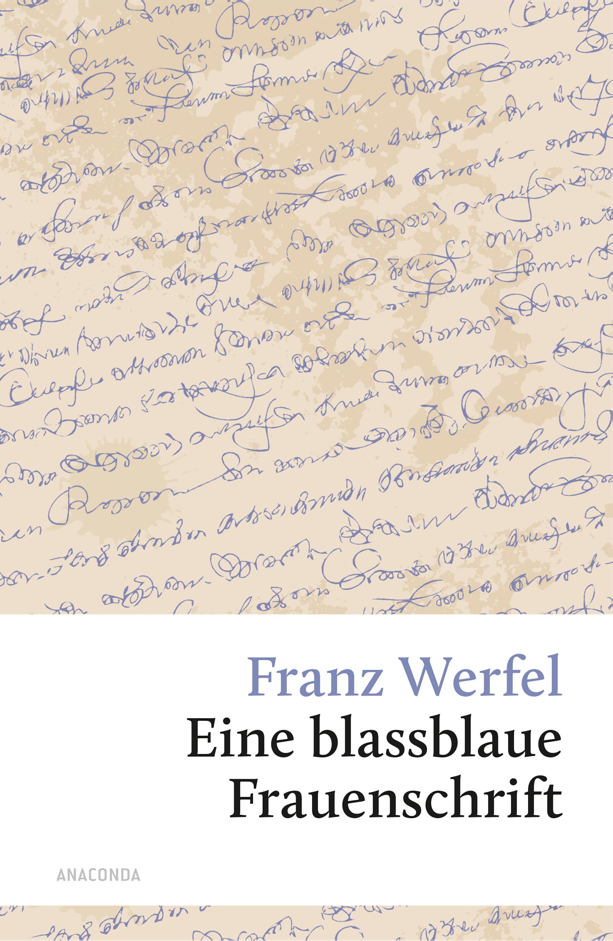 Vorderes Coverbild Eine blassblaue Frauenschrift