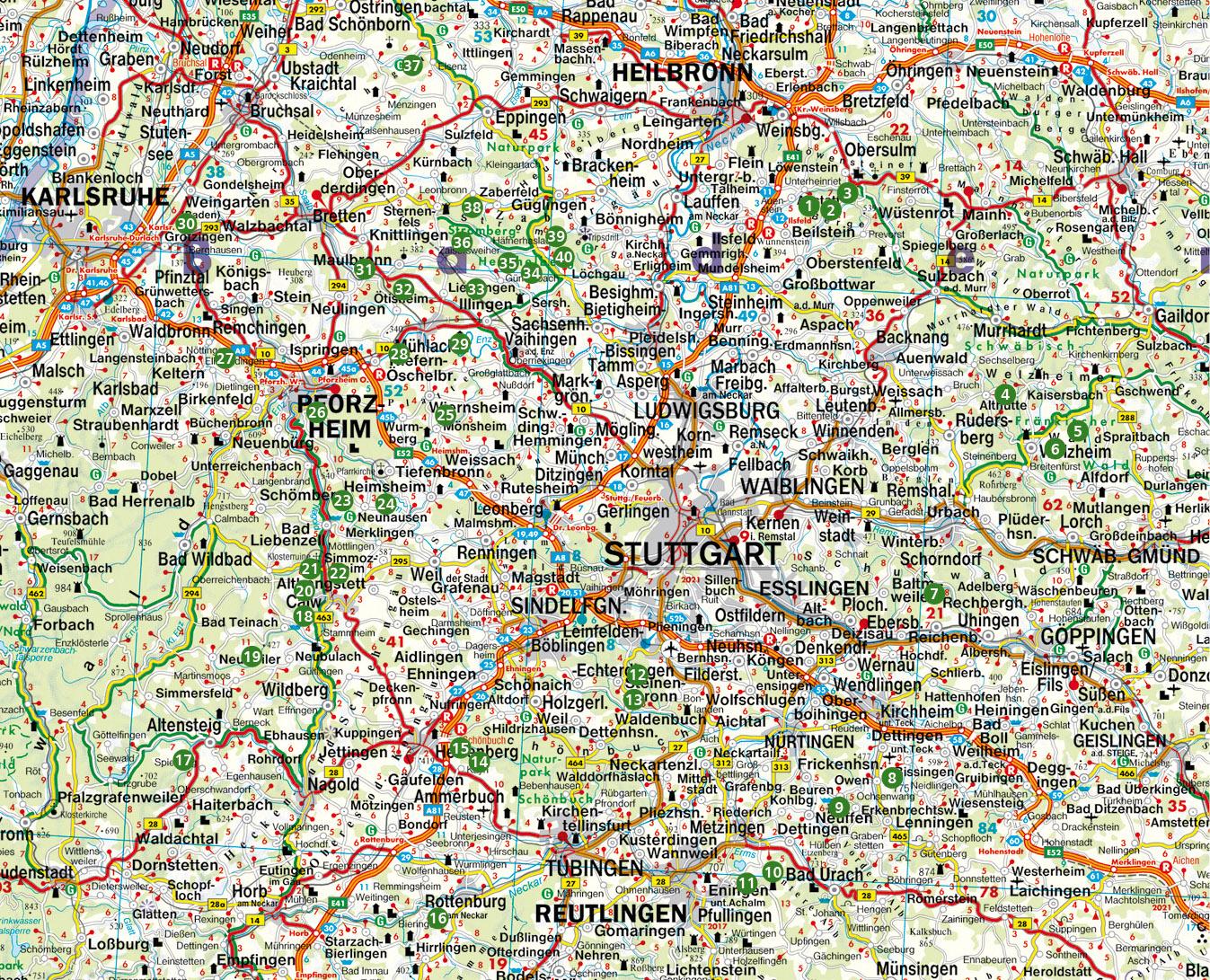 Beispielinhalt (Bild) Wandern mit Hund Rund um Stuttgart