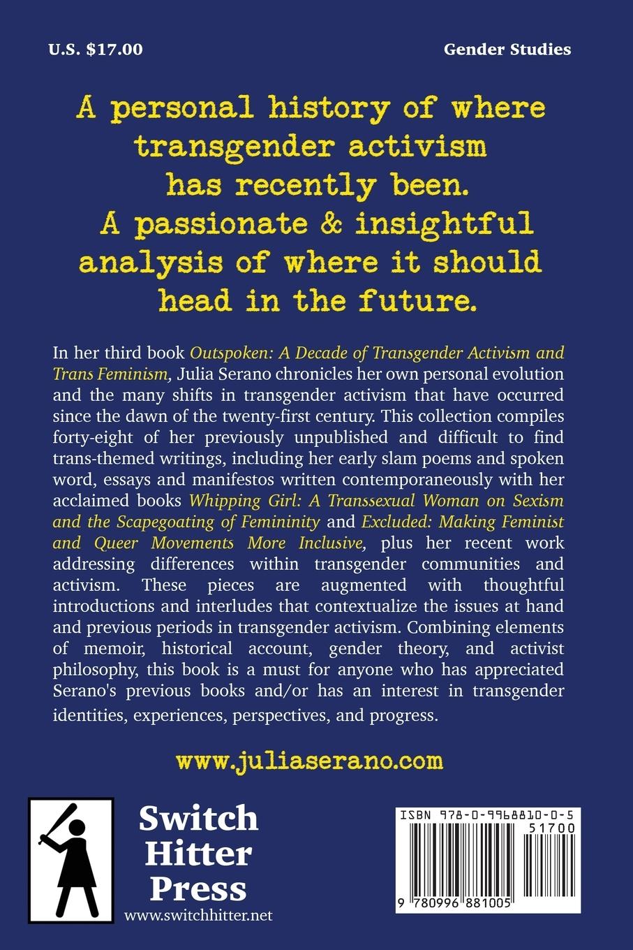 Rückseitencover Outspoken