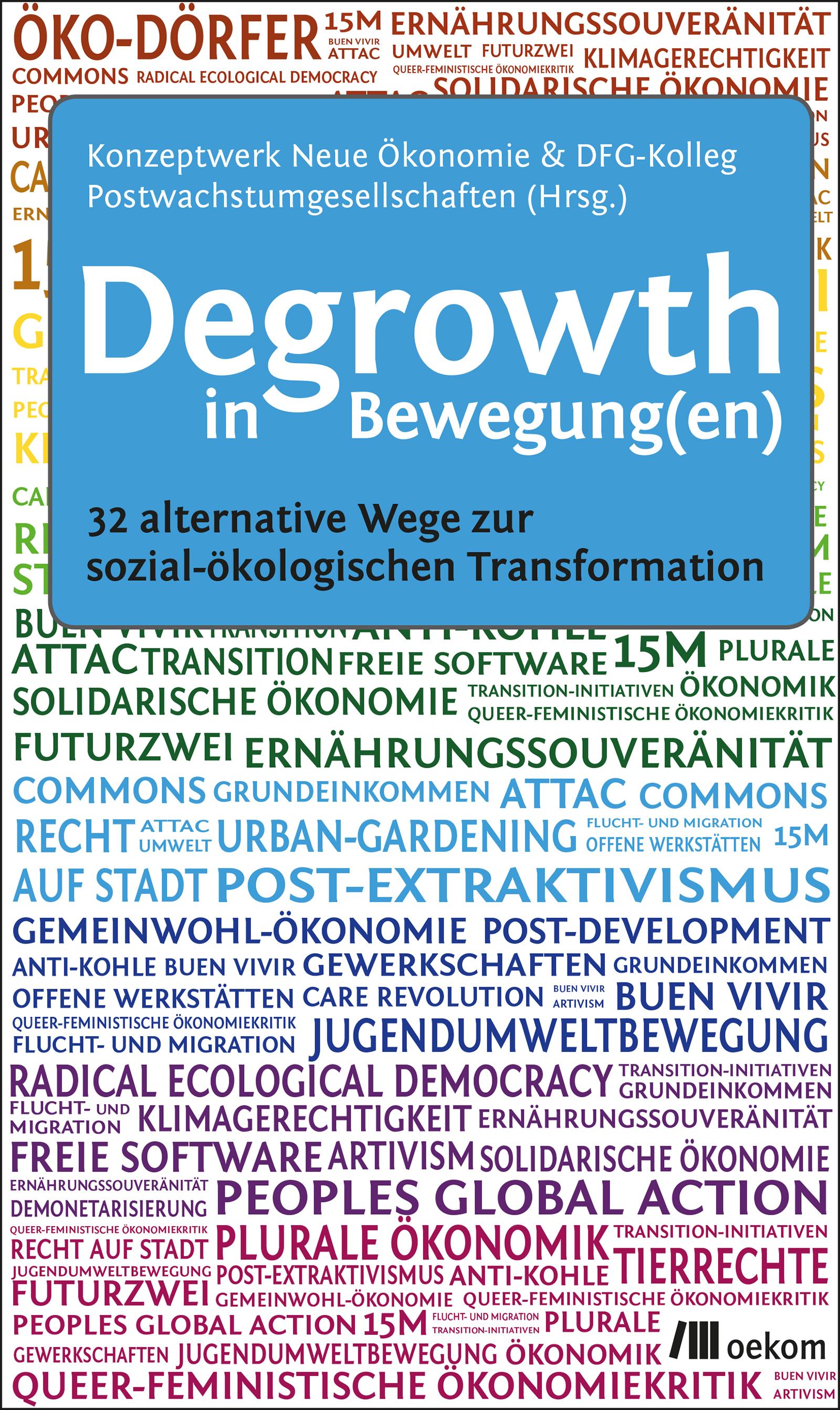 Vorderes Coverbild Degrowth in Bewegung(en)