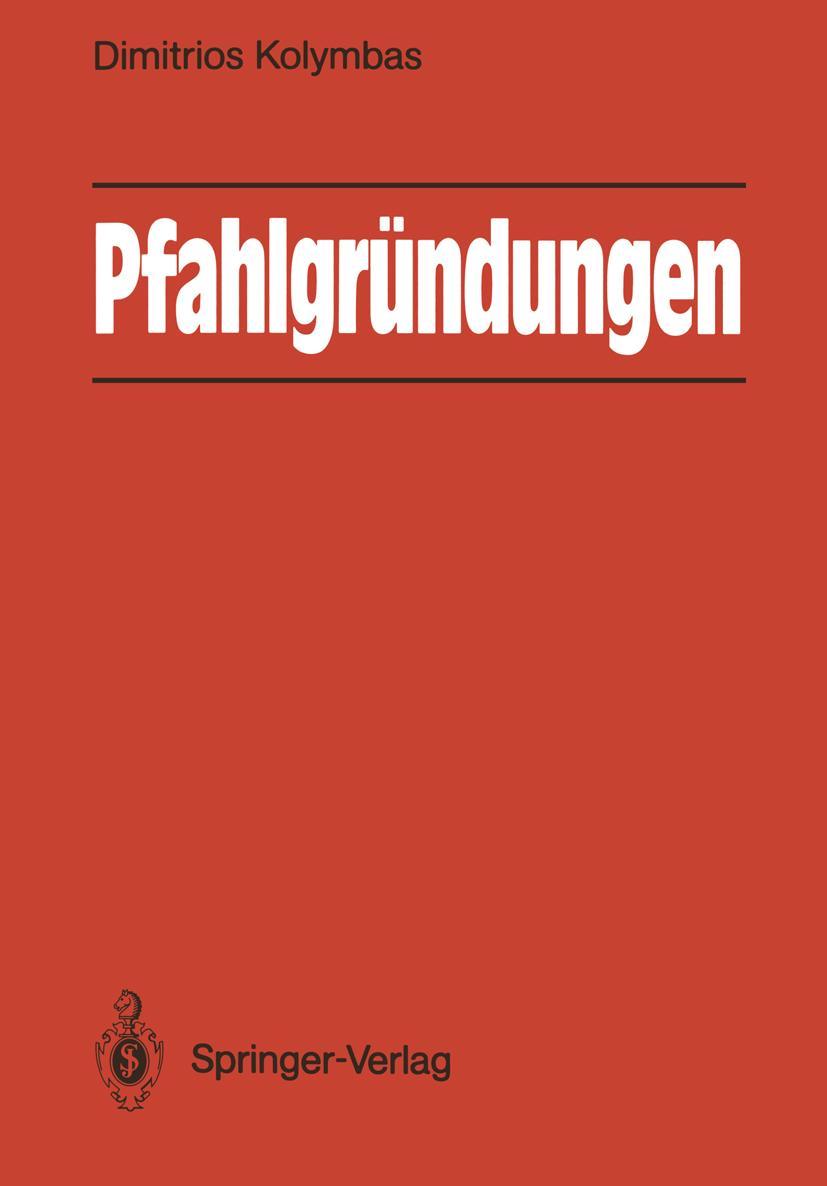 Vorderes Coverbild Pfahlgründungen