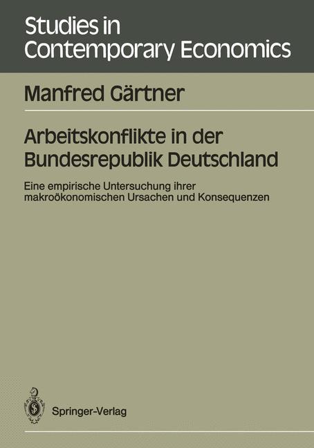 Vorderes Coverbild Arbeitskonflikte in der Bundesrepublik Deutschland