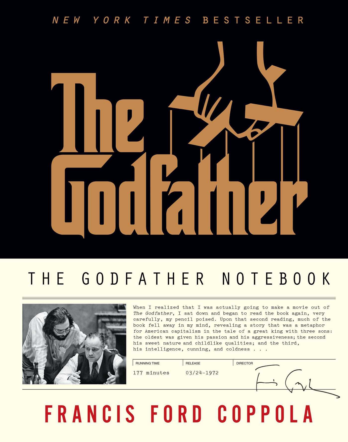 Vorderes Coverbild The Godfather Notebook
