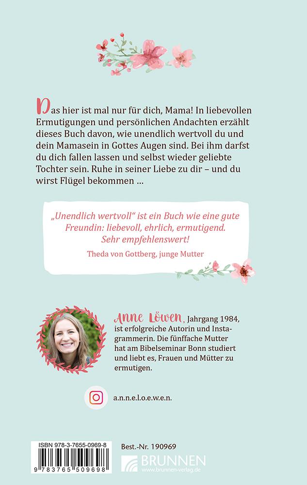 Rückseitencover Unendlich wertvoll