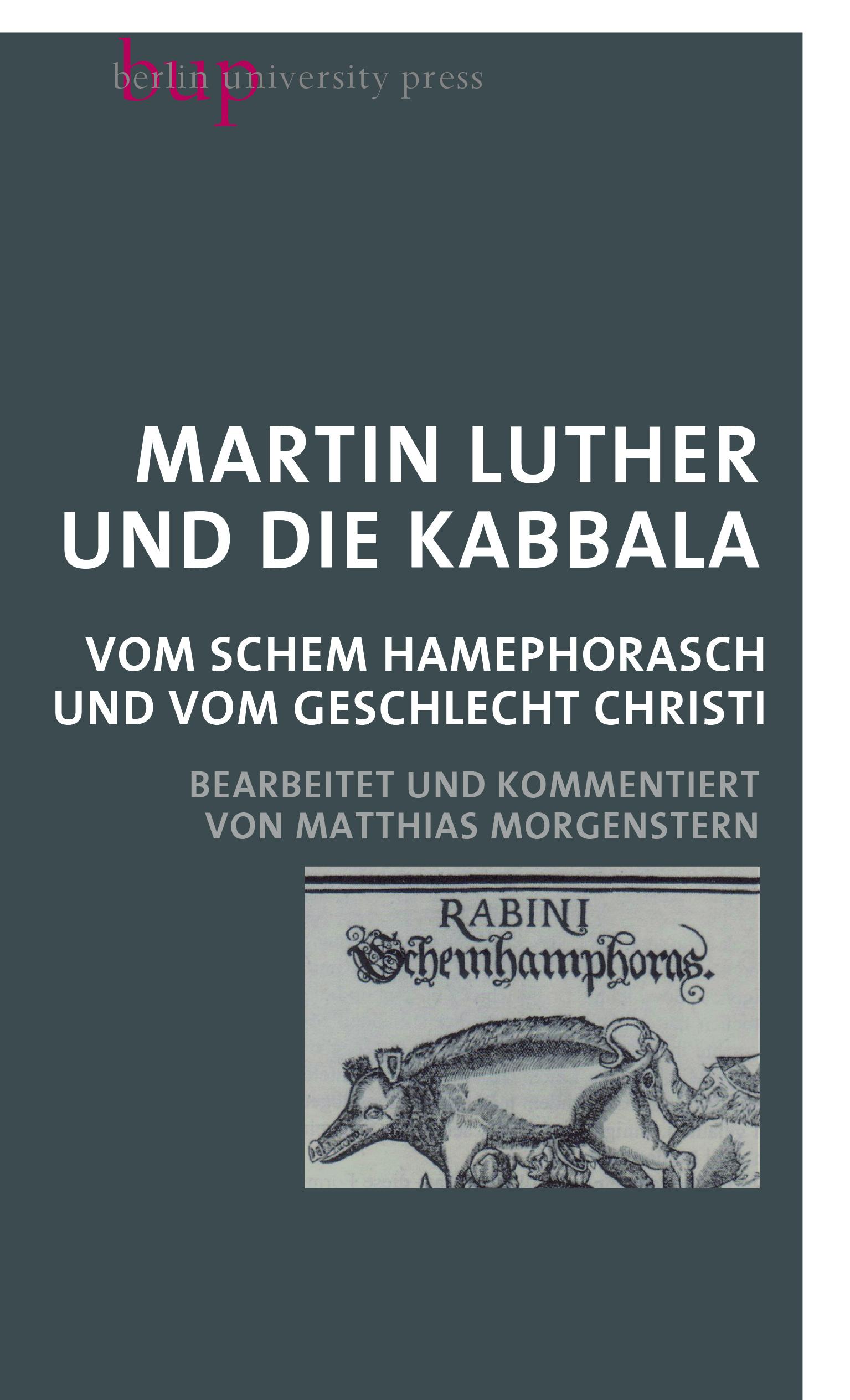 Vorderes Coverbild Martin Luther und die Kabbala