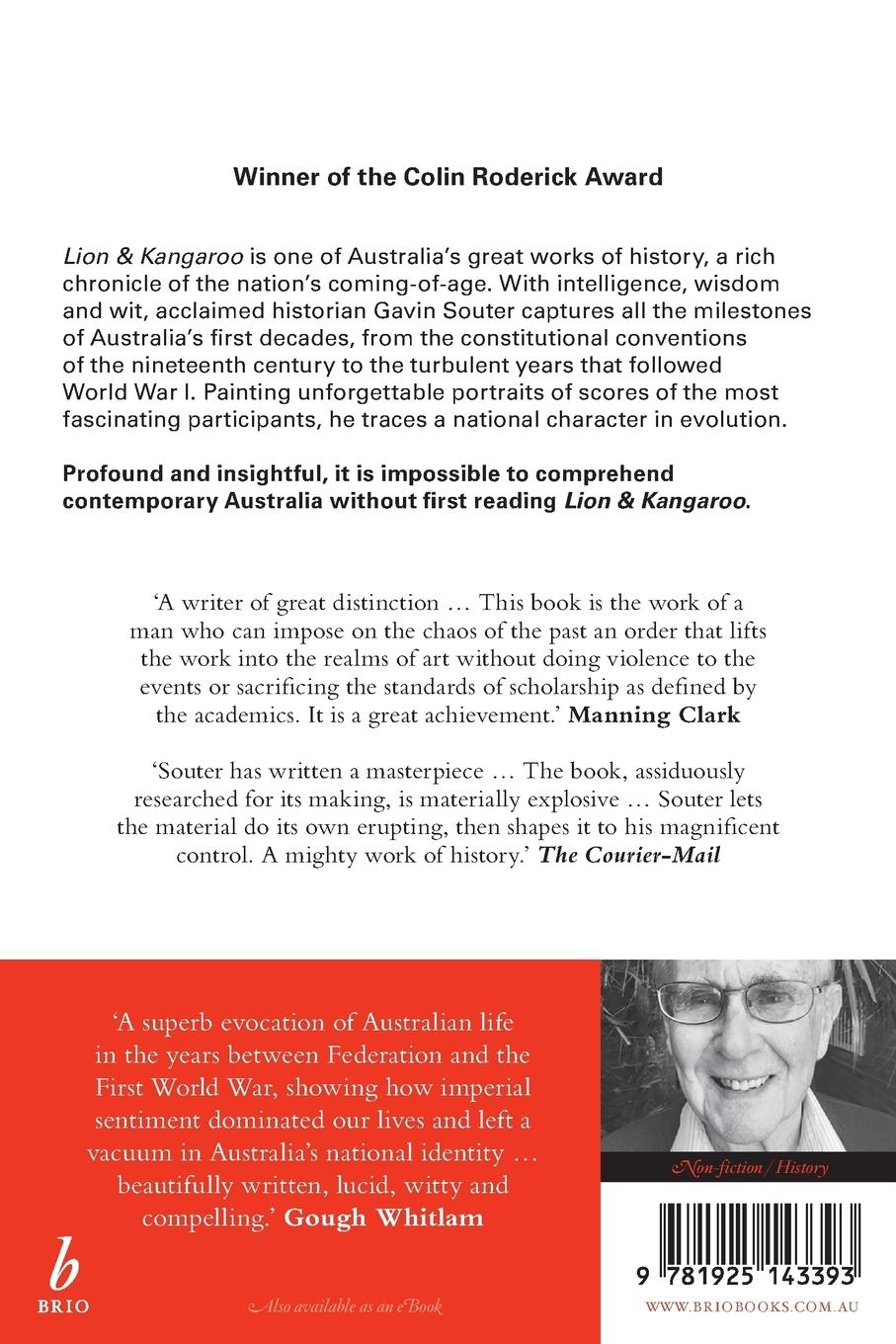 Rückseitencover Lion & Kangaroo