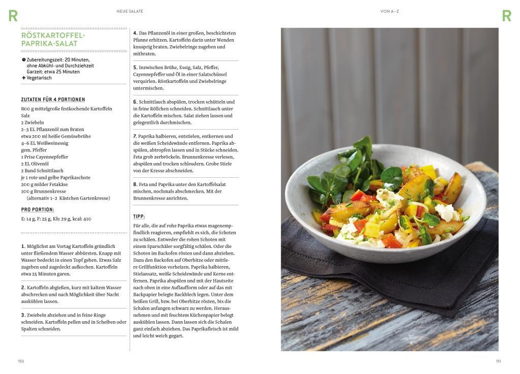 Beispielinhalt (Bild) Neue Salate von A-Z