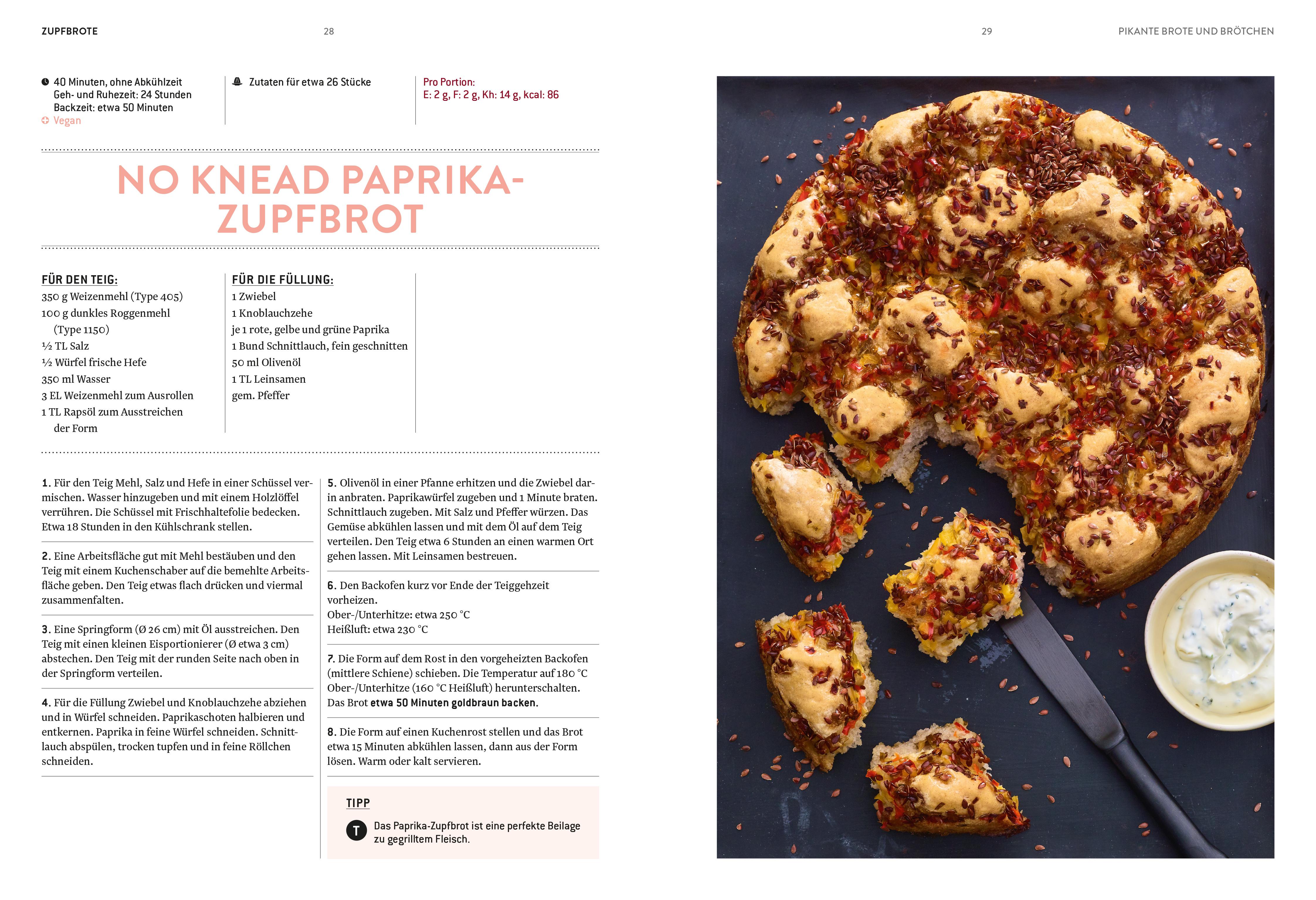 Beispielinhalt (Bild) Zupfbrote