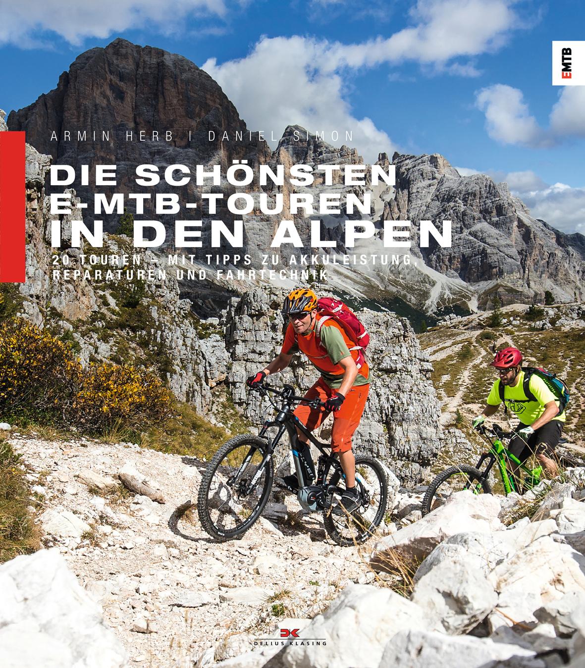 Vorderes Coverbild Die schönsten E-MTB-Touren in den Alpen