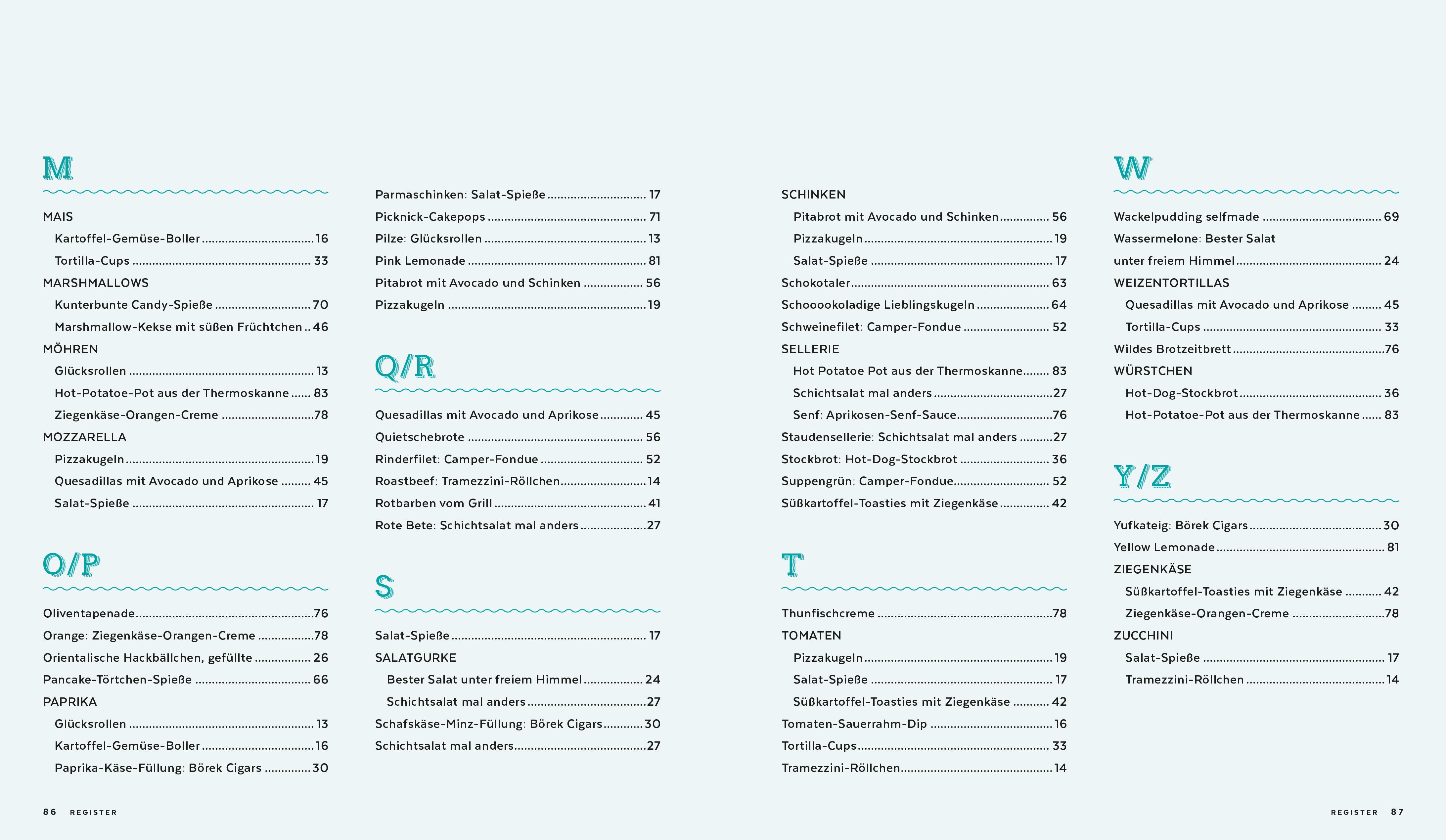 Beispielinhalt (Bild) Yummy! Abenteurerküche