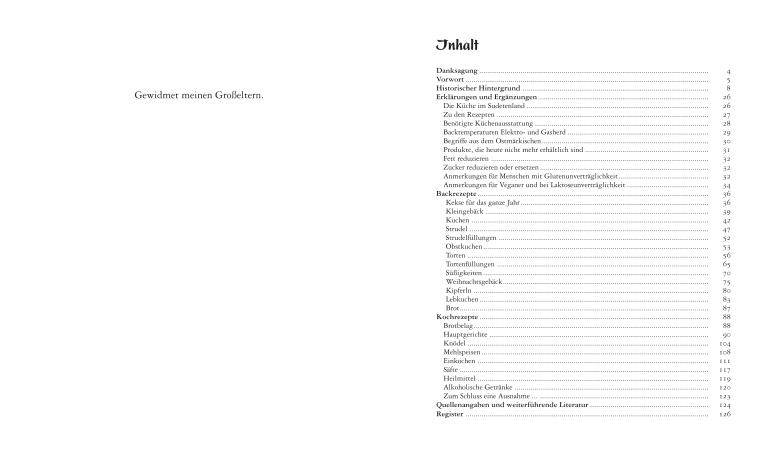 Beispielinhalt (Bild) Leichte Küche aus schweren Zeiten