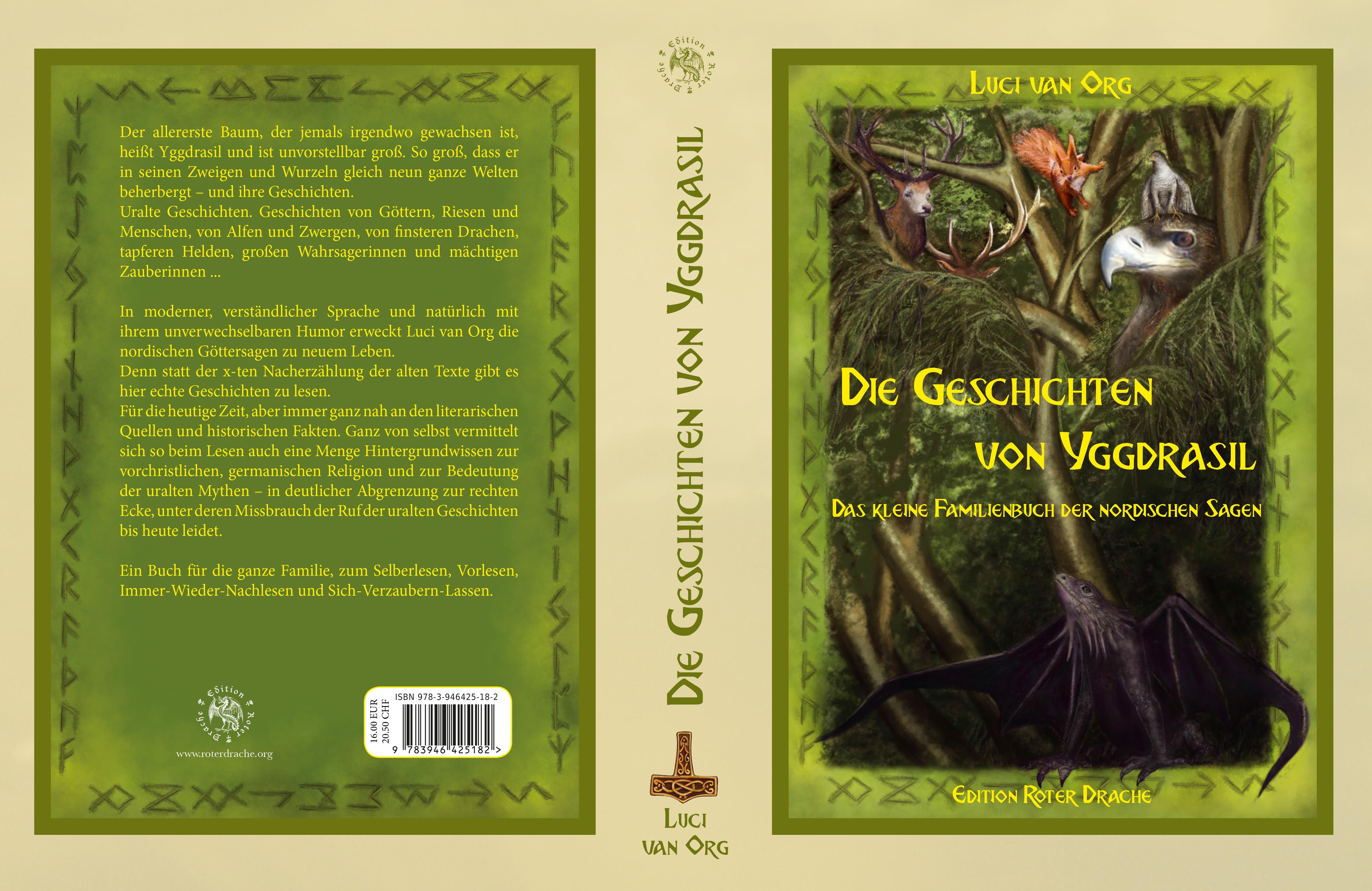 Rückseitencover Die Geschichten von Yggdrasil