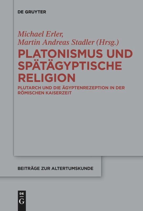 Vorderes Coverbild Platonismus und spätägyptische Religion