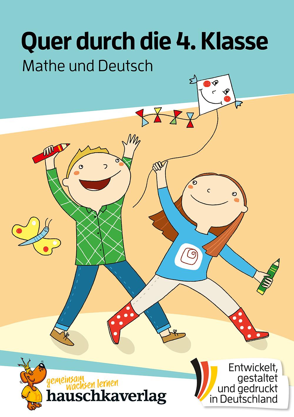 Vorderes Coverbild Quer durch die 4. Klasse, Mathe und Deutsch - Übungsblock