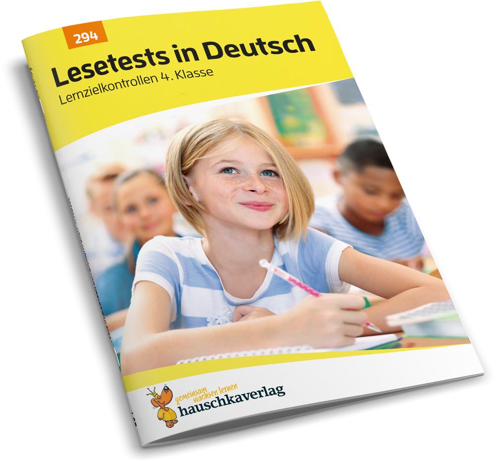 Beispielinhalt (Bild) Lesetests in Deutsch - Lernzielkontrollen 4. Klasse, A4-Heft