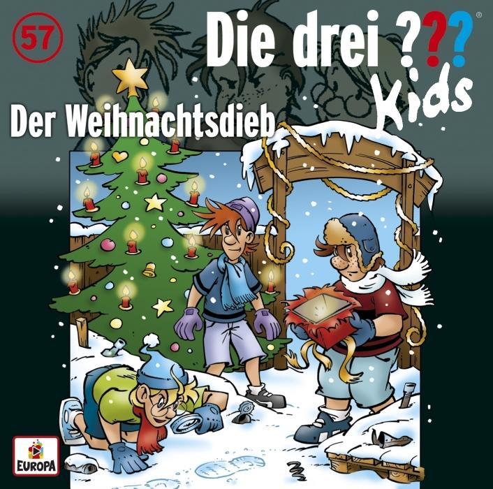 Vorderes Coverbild Die drei ??? Kids 57: Der Weihnachtsdieb