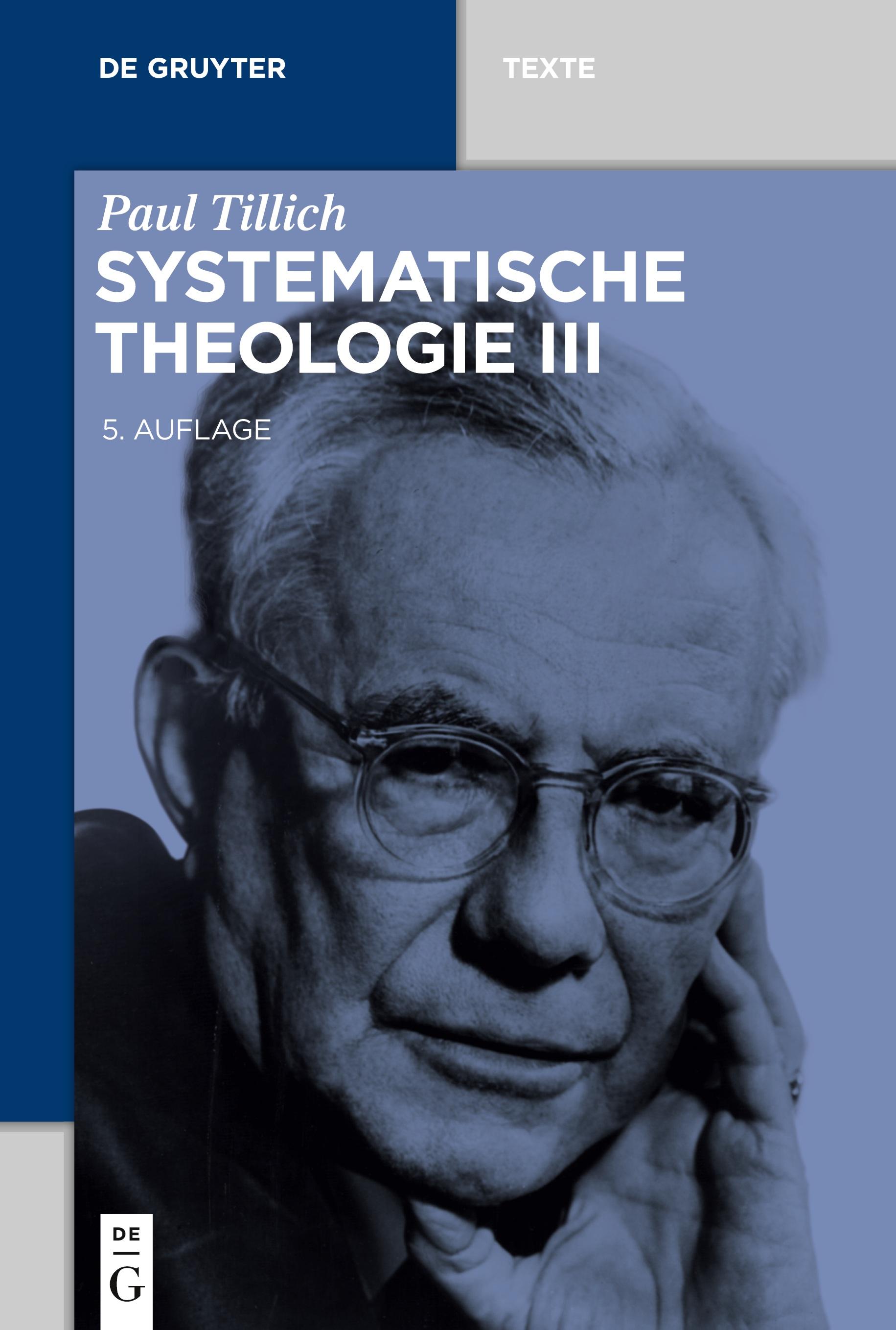 Vorderes Coverbild Systematische Theologie III