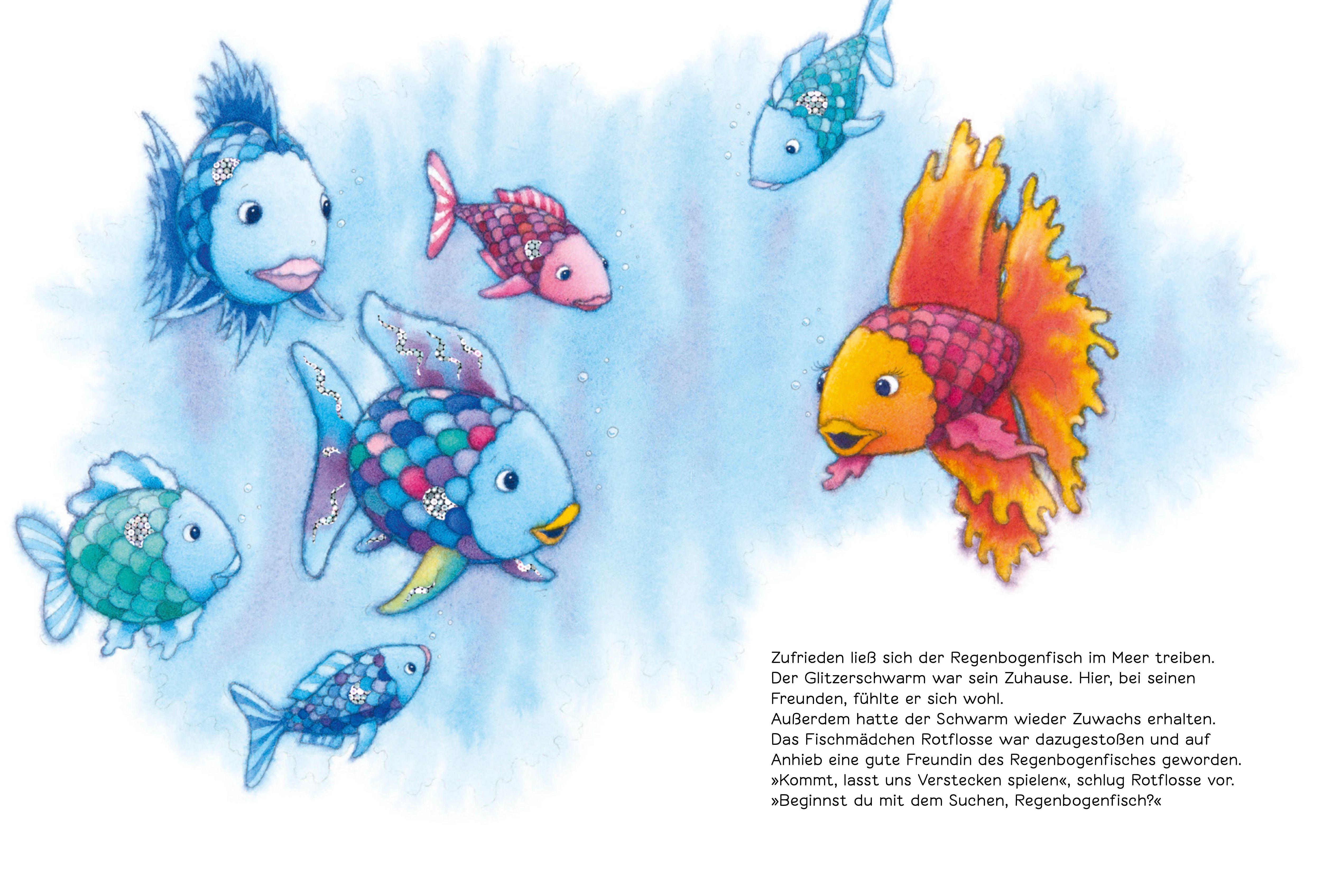 Beispielinhalt (Bild) Der Regenbogenfisch lernt verlieren