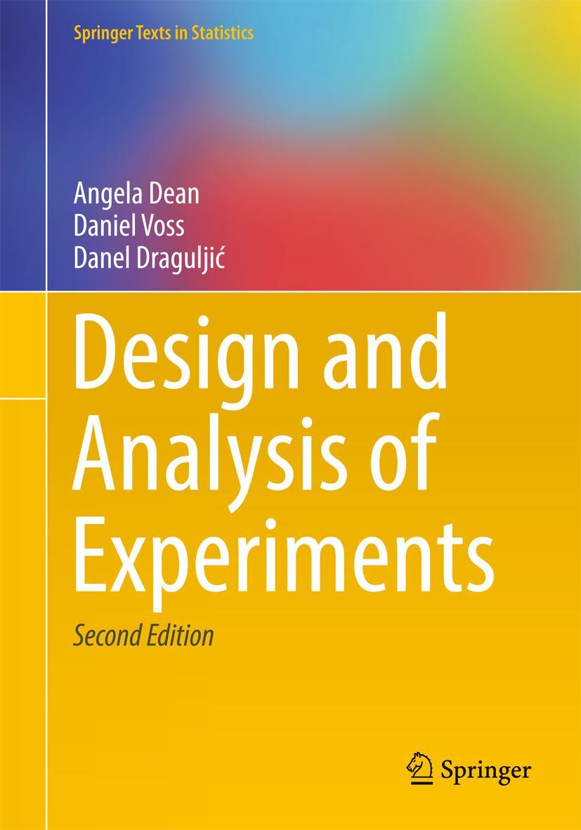 Vorderes Coverbild Design and Analysis of Experiments