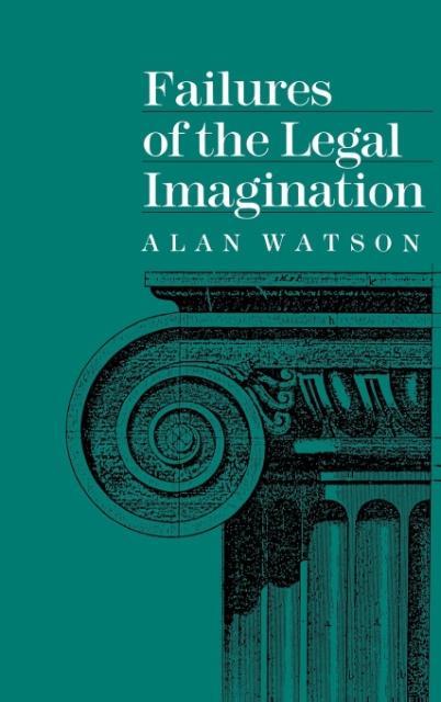 Vorderes Coverbild Failures of the Legal Imagination