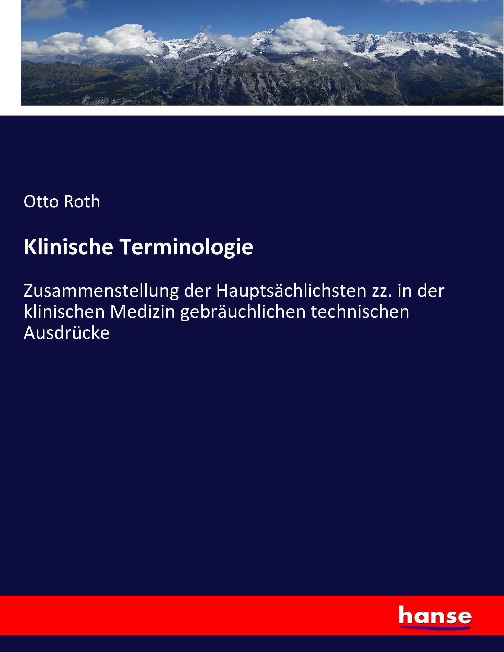 Vorderes Coverbild Klinische Terminologie