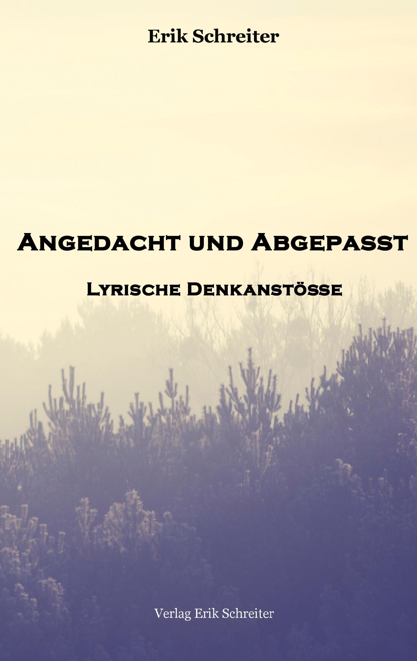 Vorderes Coverbild Angedacht und abgepasst