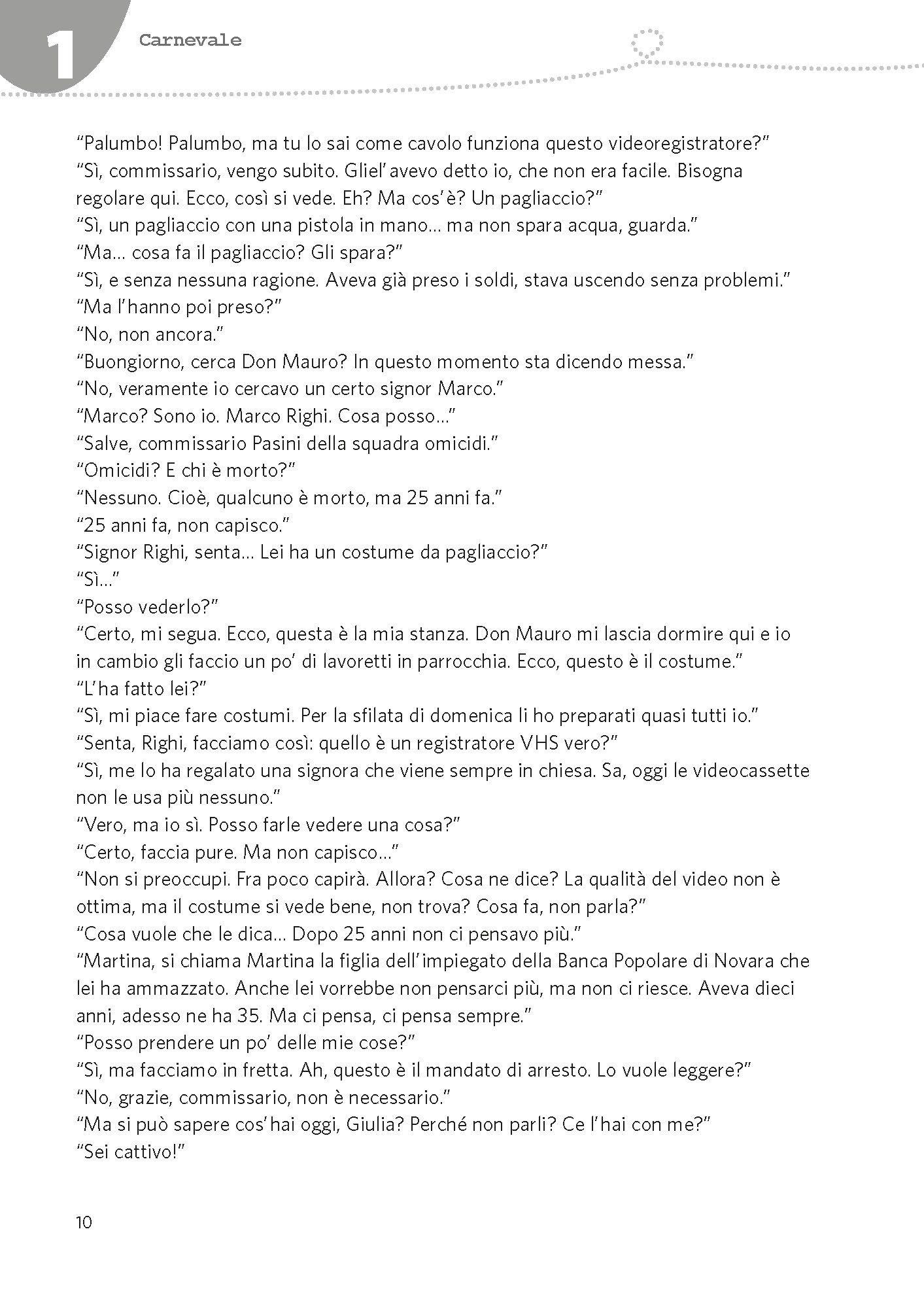 Beispielinhalt (Bild) PONS Hörkrimi Italienisch - L'incendio