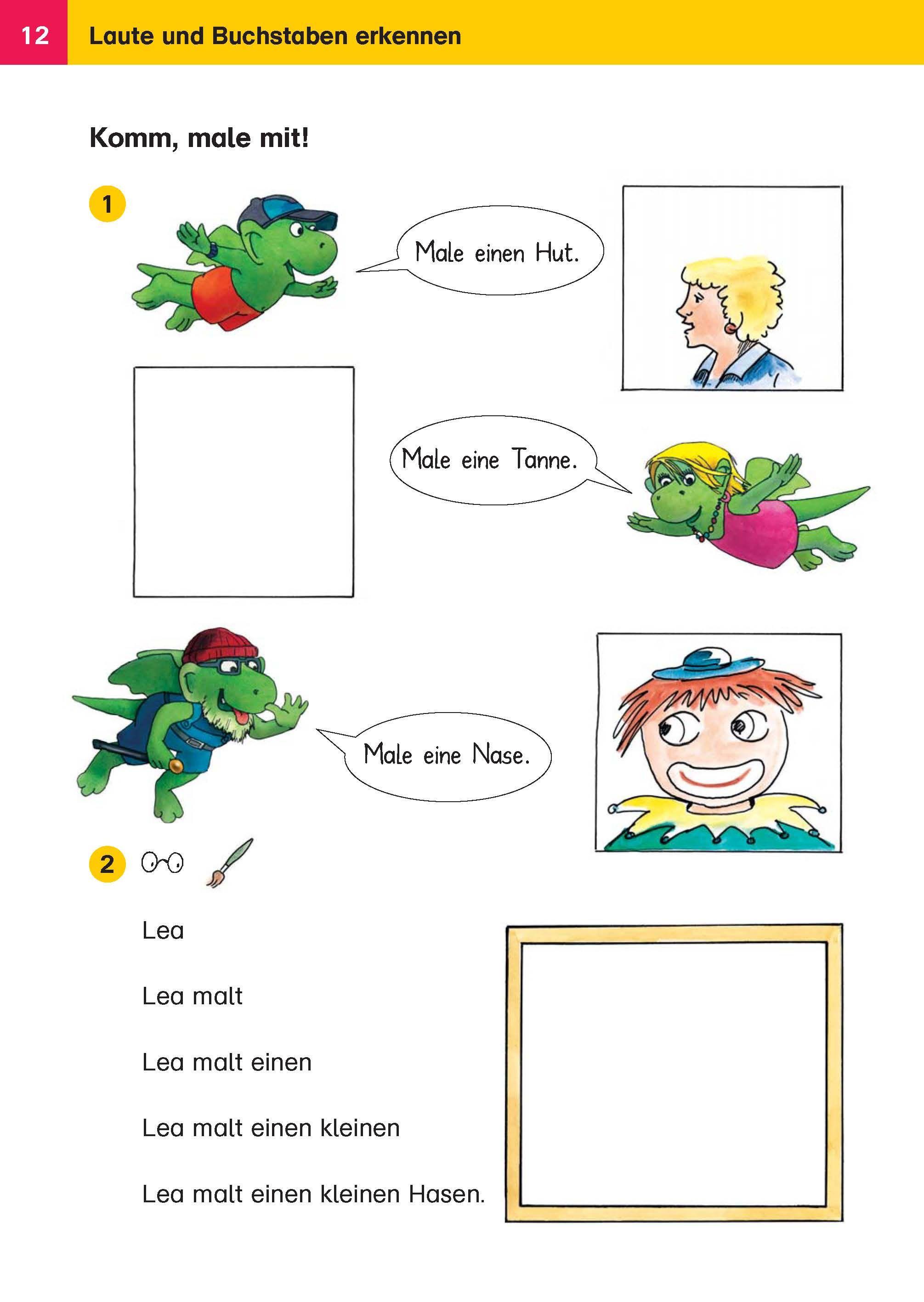 Beispielinhalt (Bild) Klett Mein drachenstarkes Grundschulbuch