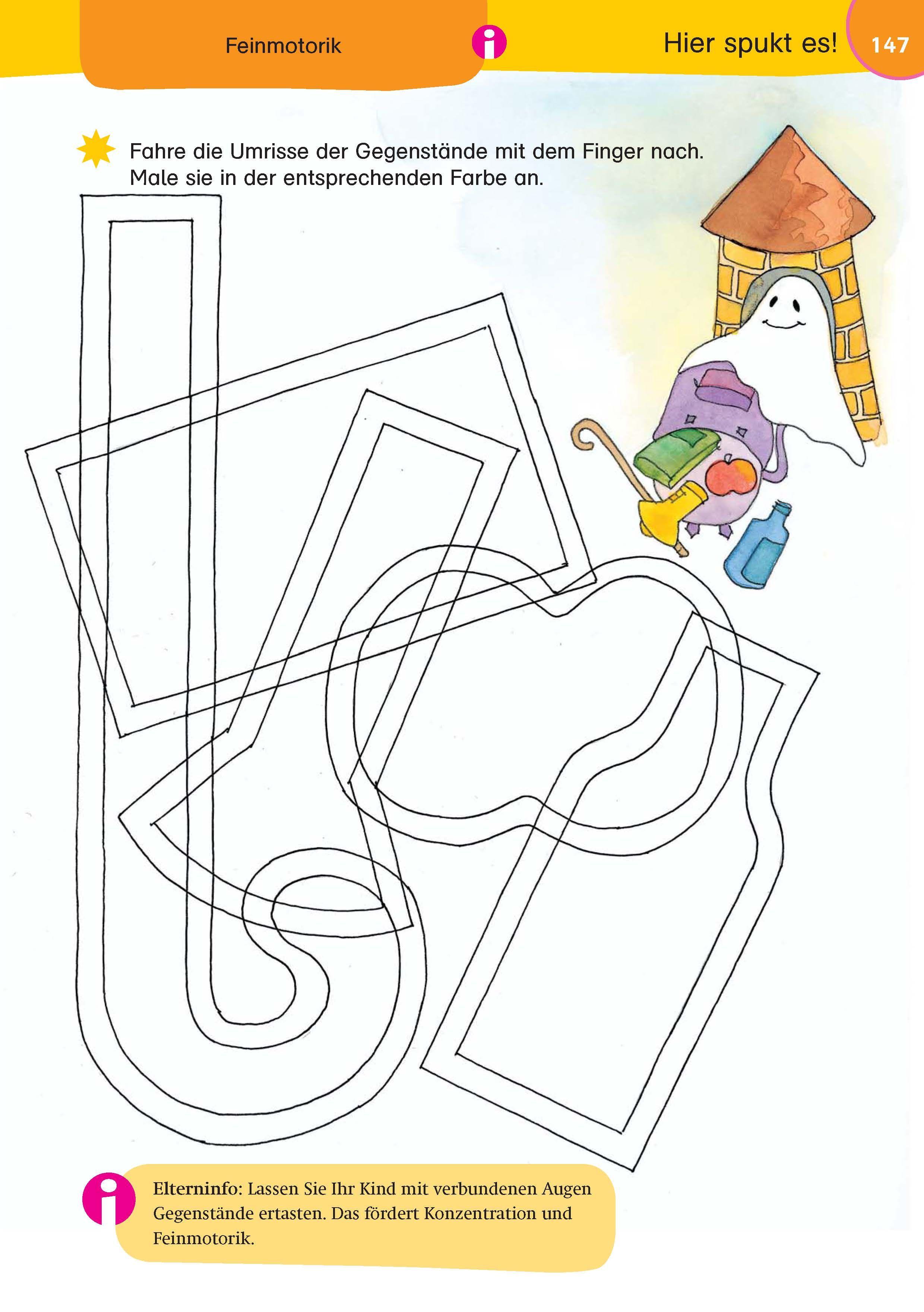 Beispielinhalt (Bild) Klett Mein großes Vorschul-Buch