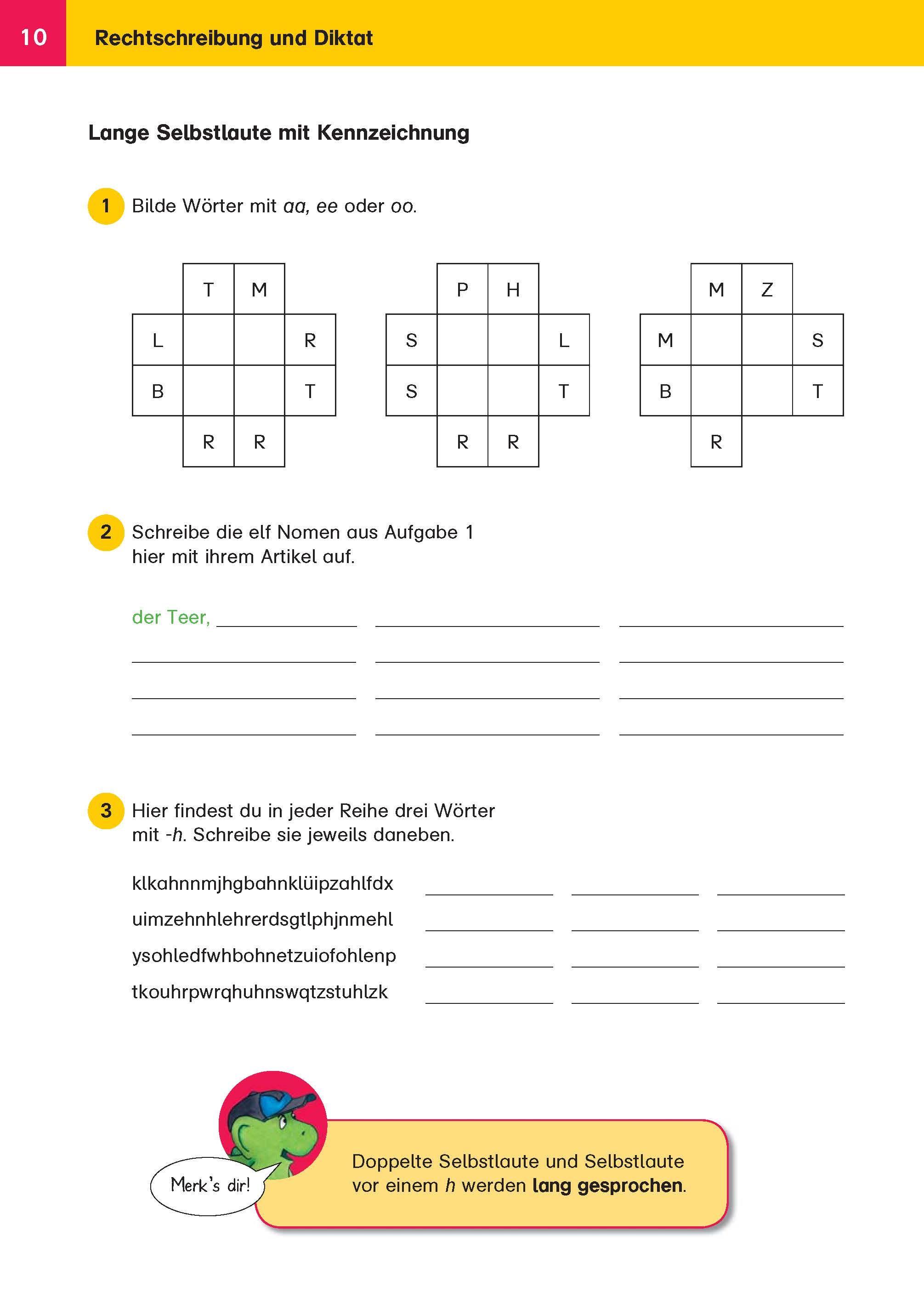 Beispielinhalt (Bild) Klett Mein drachenstarkes Grundschulbuch. 3.+ 4. Klasse