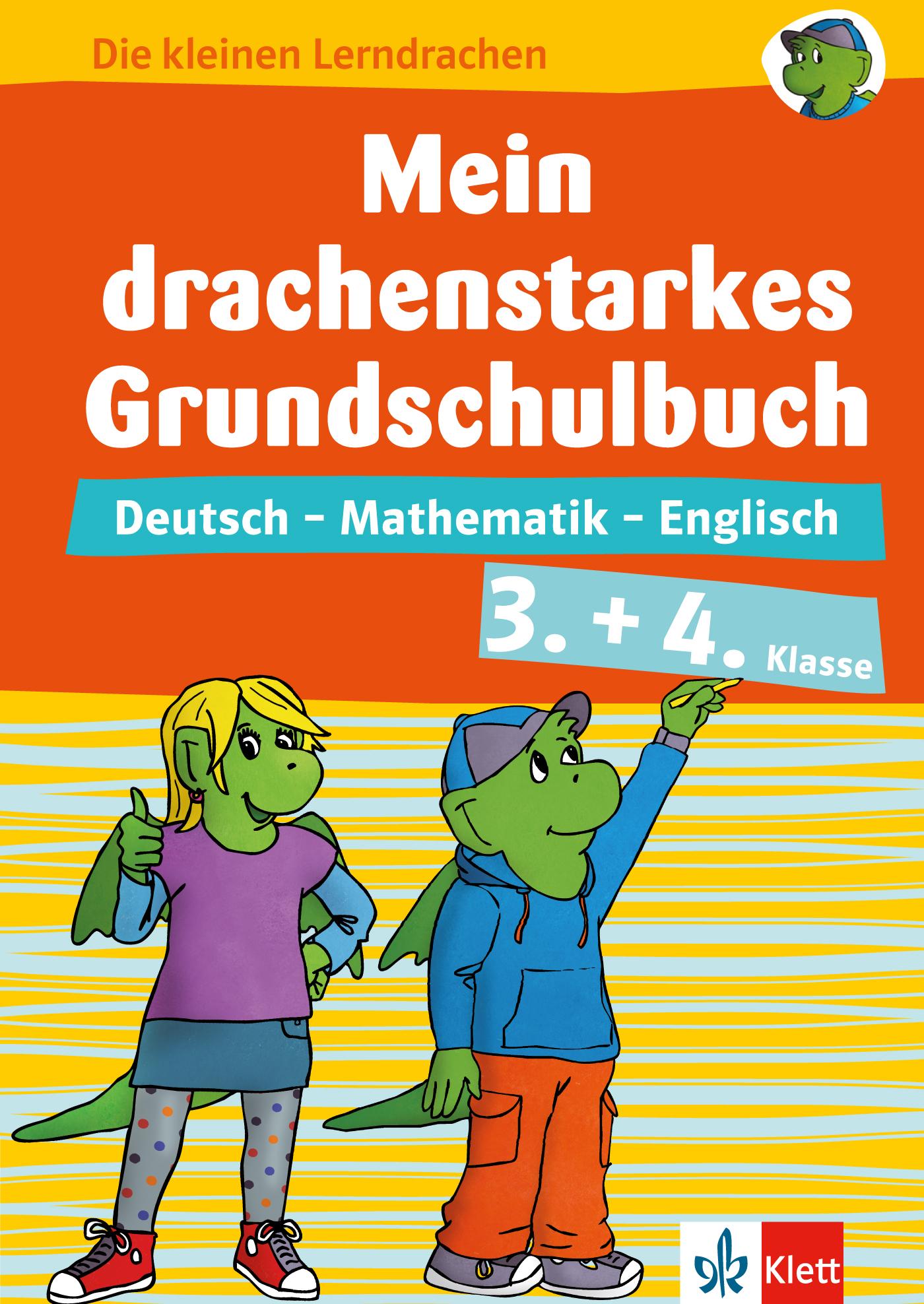 Vorderes Coverbild Klett Mein drachenstarkes Grundschulbuch. 3.+ 4. Klasse