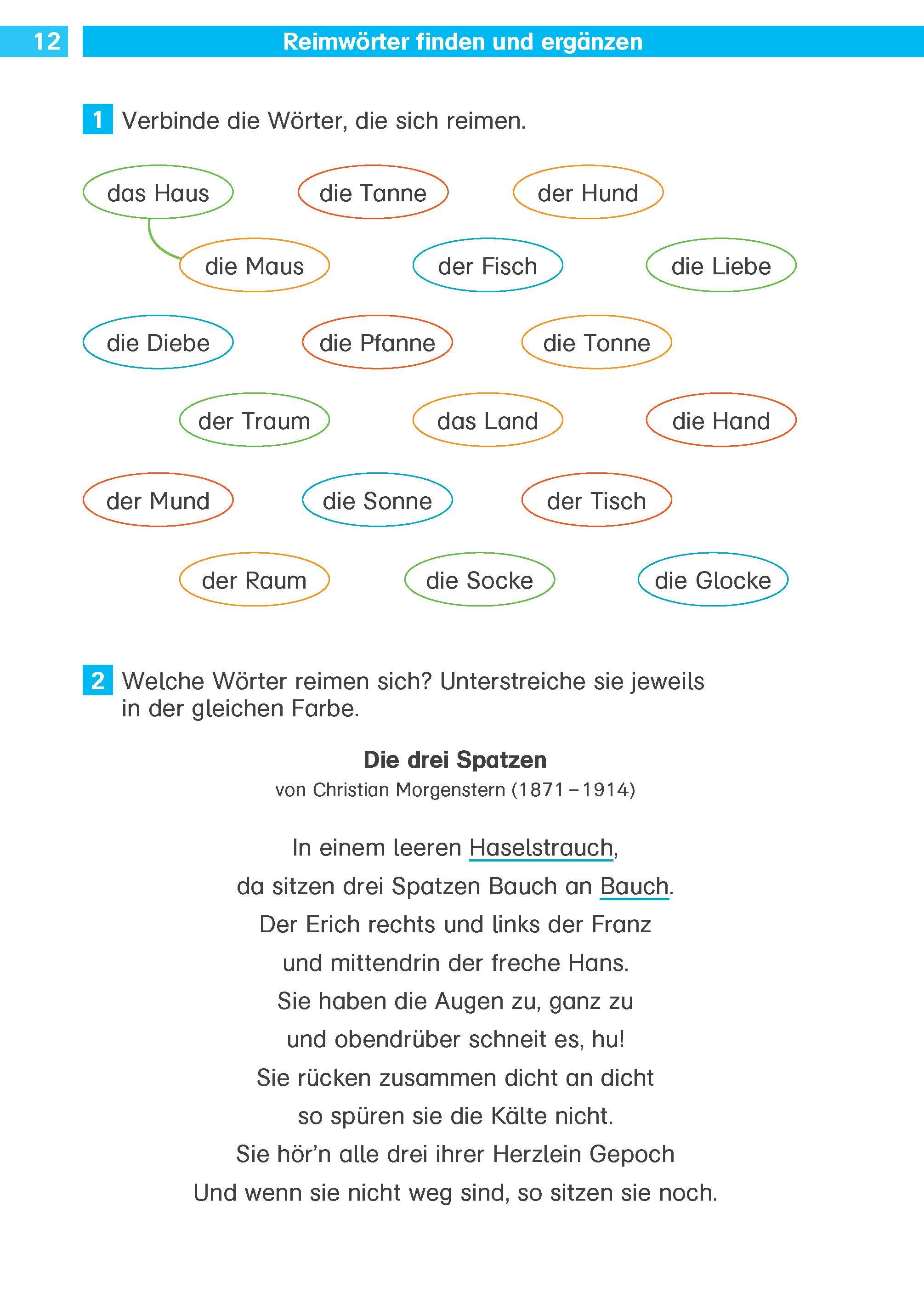 Beispielinhalt (Bild) Die Deutsch-Helden Texte flüssig lesen und verstehen 2. Klasse