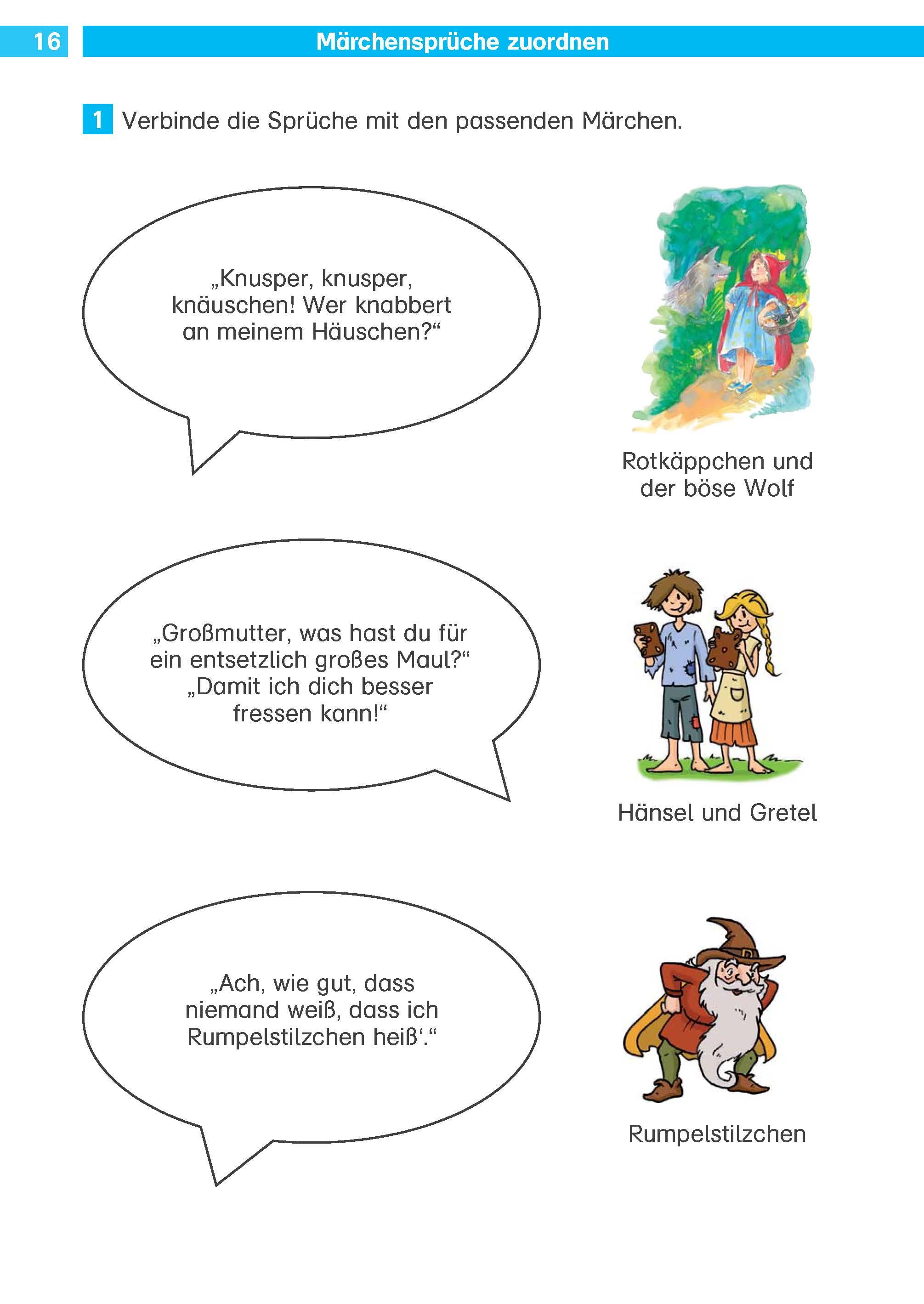 Beispielinhalt (Bild) Die Deutsch-Helden Texte flüssig lesen und verstehen 2. Klasse