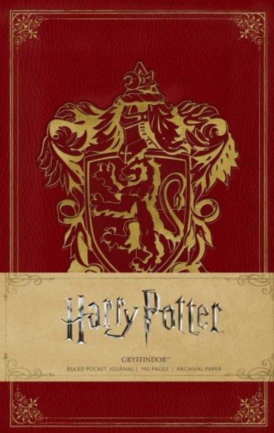 Vorderes Coverbild Harry Potter: Gryffindor Ruled Pocket Journal