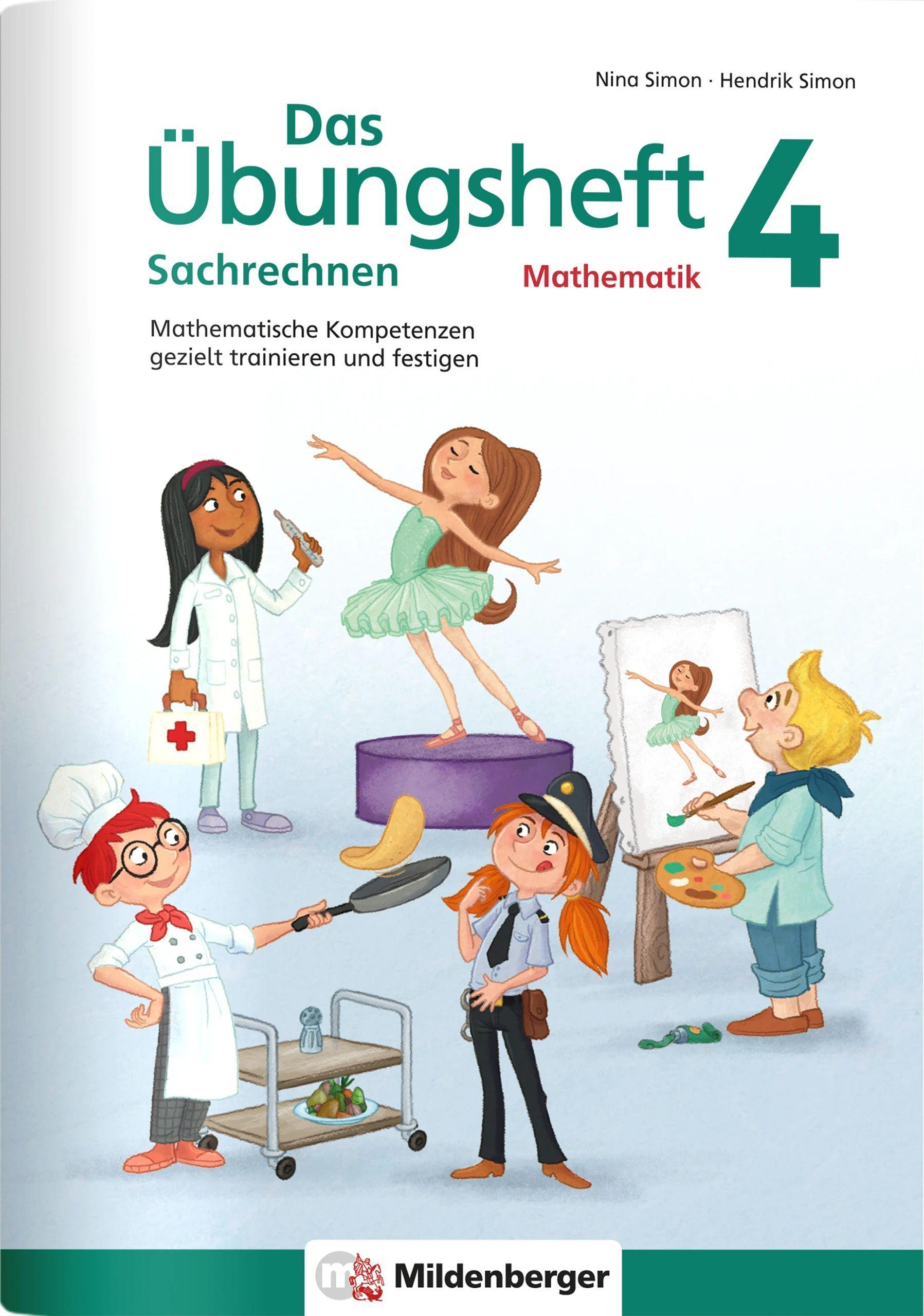 Vorderes Coverbild Das Übungsheft Sachrechnen Mathematik 4