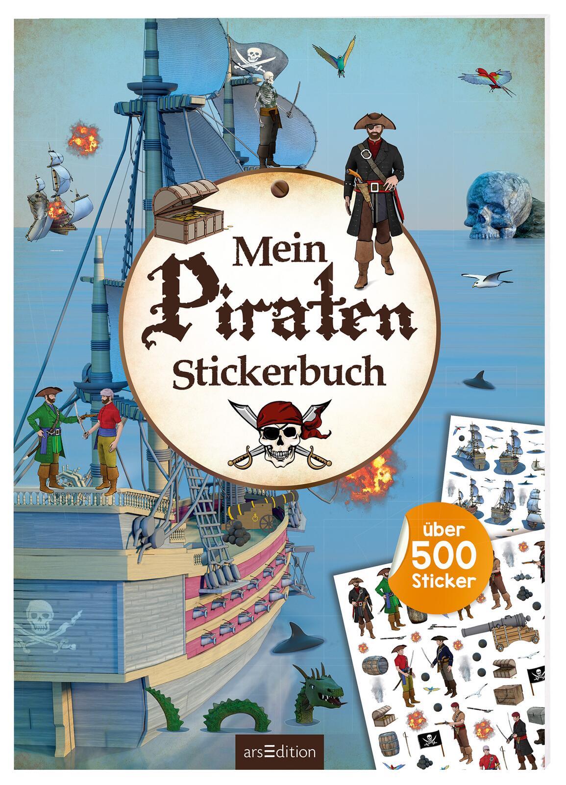 Vorderes Coverbild Mein Piraten-Stickerbuch