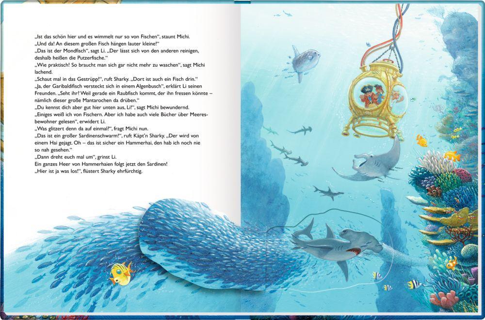 Beispielinhalt (Bild) Käpt'n Sharky und der Schatz in der Tiefsee