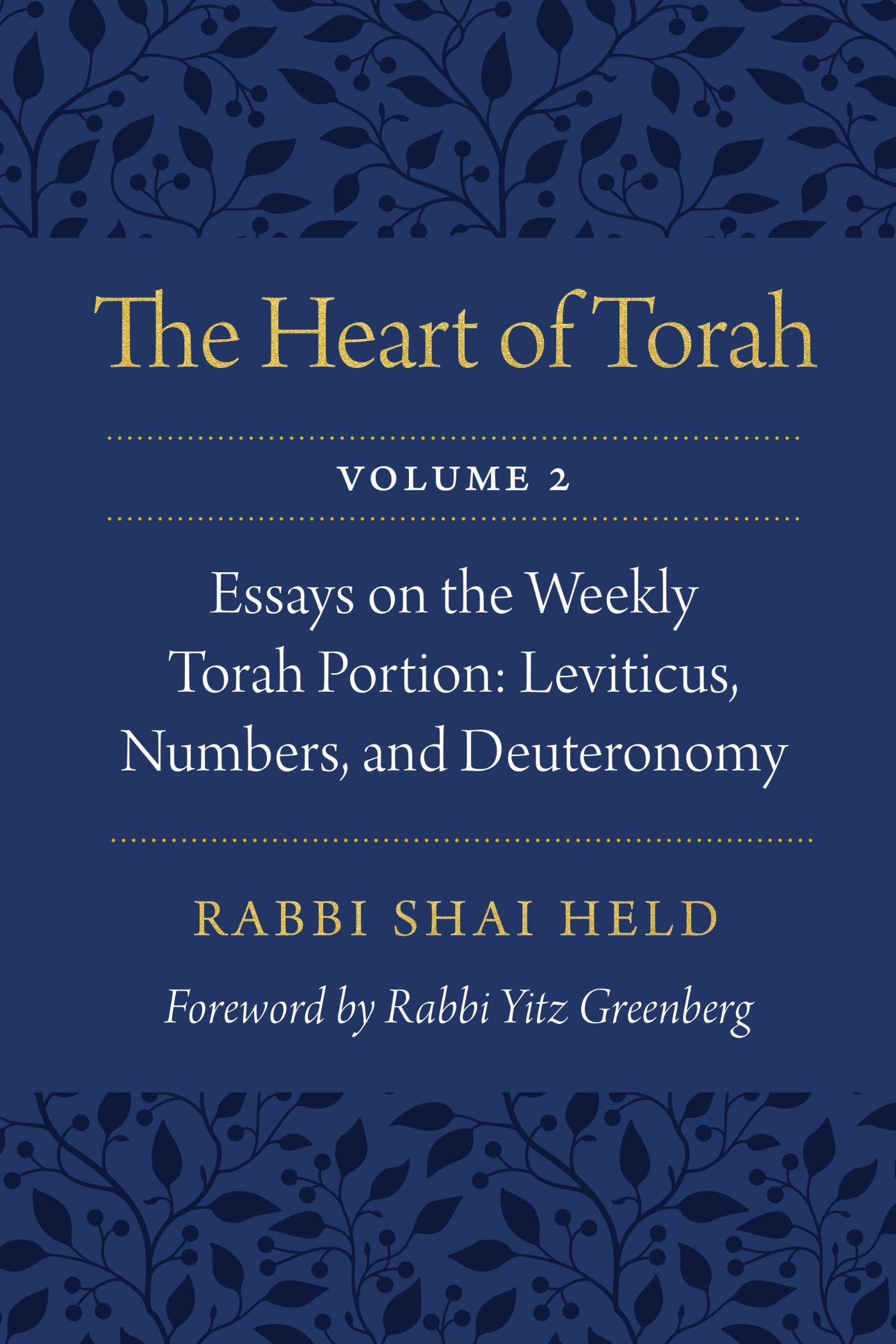 Vorderes Coverbild The Heart of Torah, Volume 2