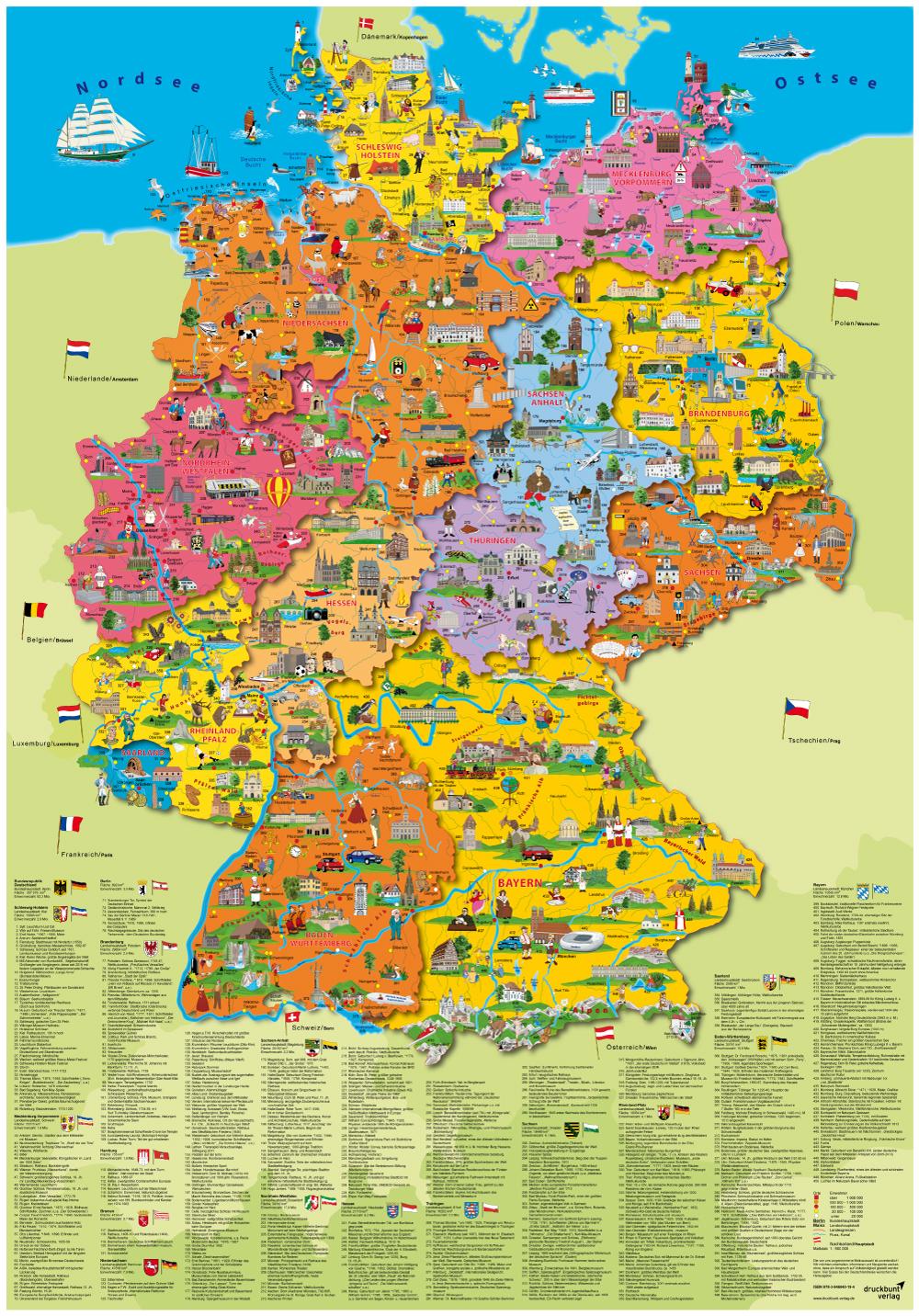 Vorderes Coverbild Deutschland politisch Poster