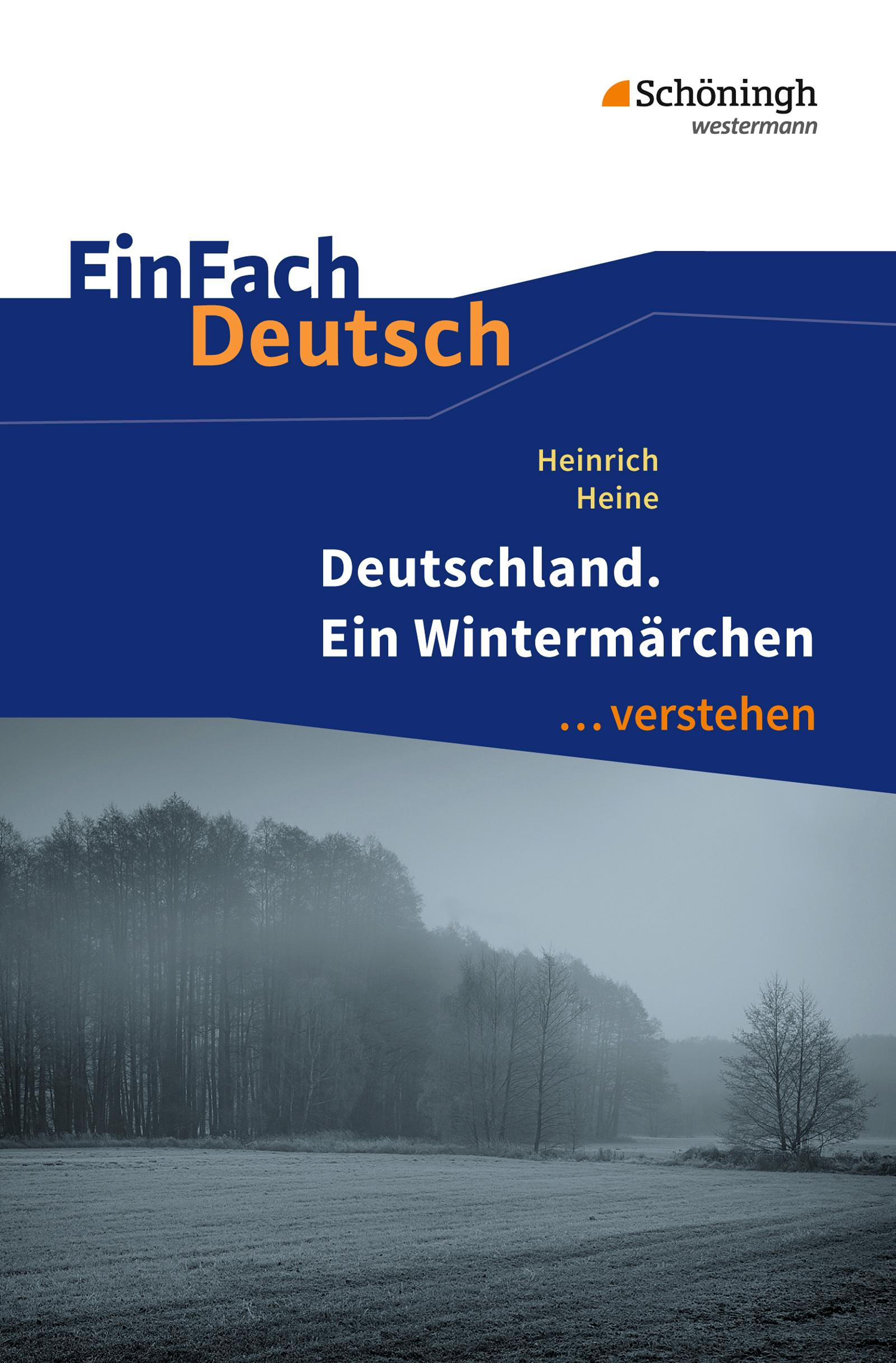 Vorderes Coverbild Deutschland. Ein Wintermärchen. EinFach Deutsch ...verstehen